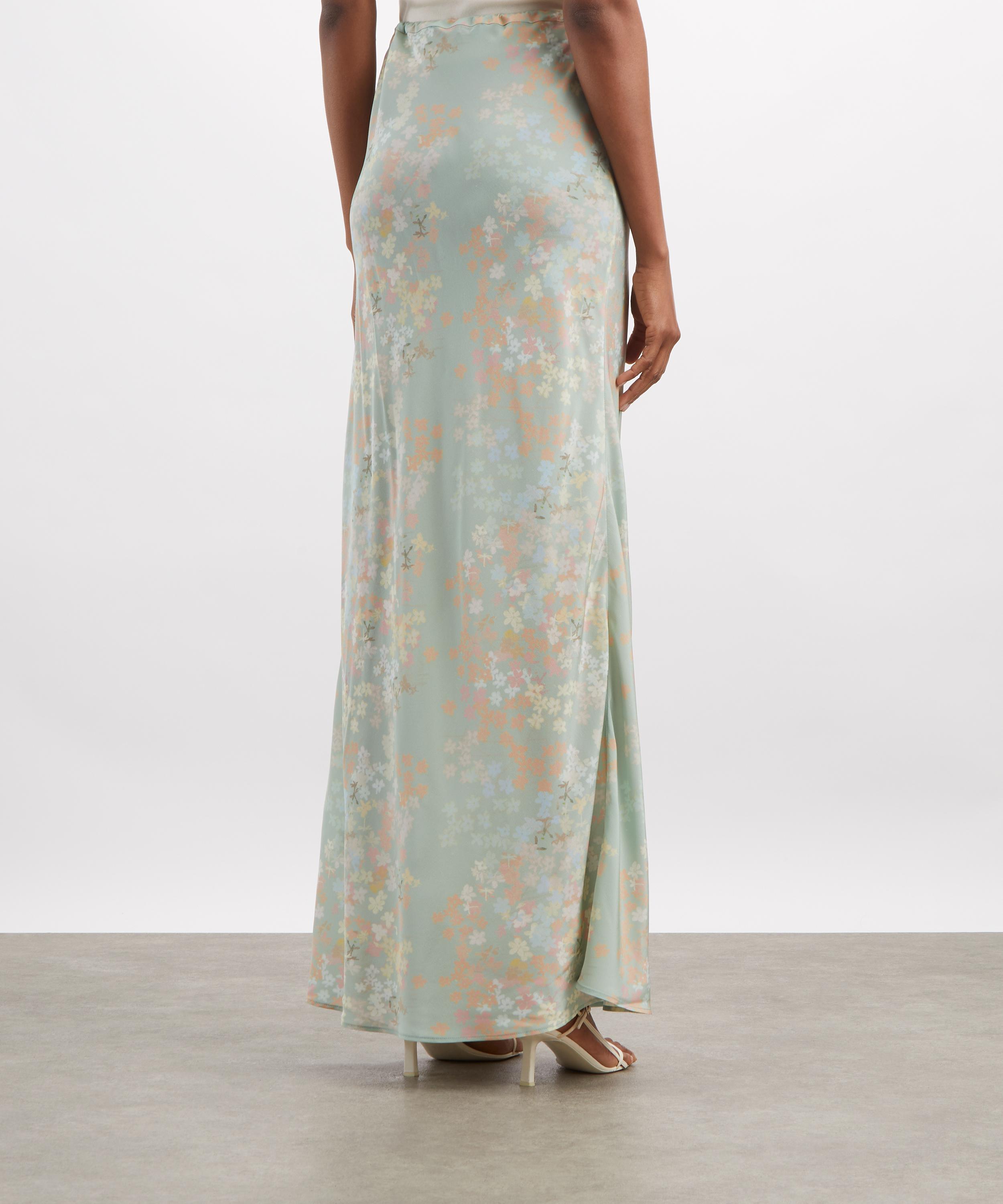 Bernadette - Emily Jasmine Silk Maxi Skirt&nbsp; image number 3