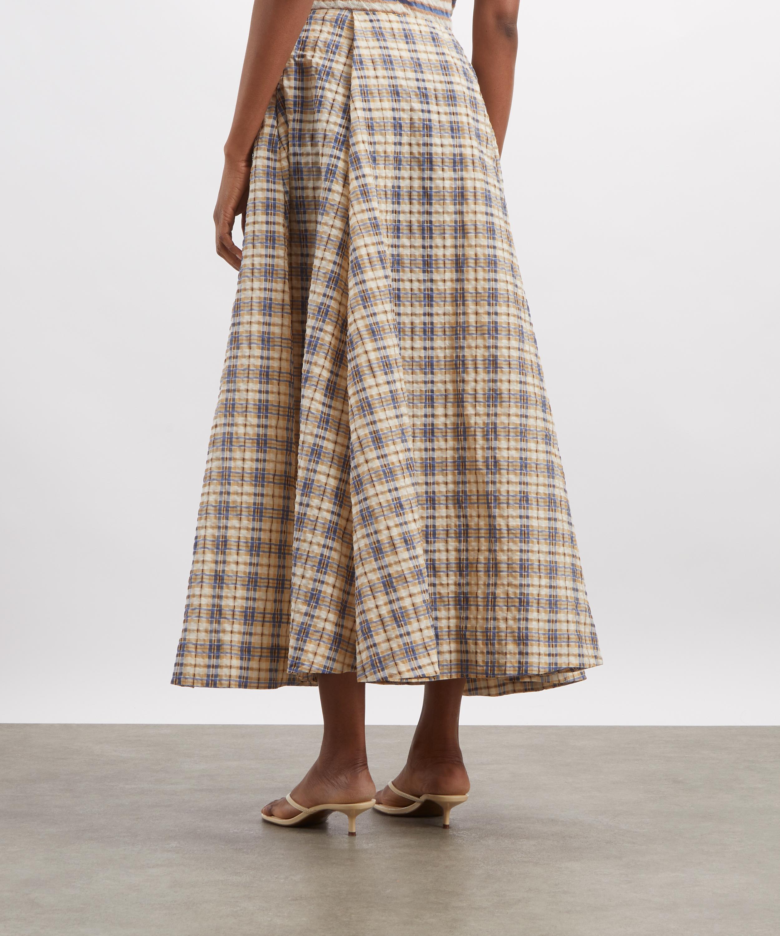 Bernadette - Kennedy Seersucker Skirt&nbsp; image number 3