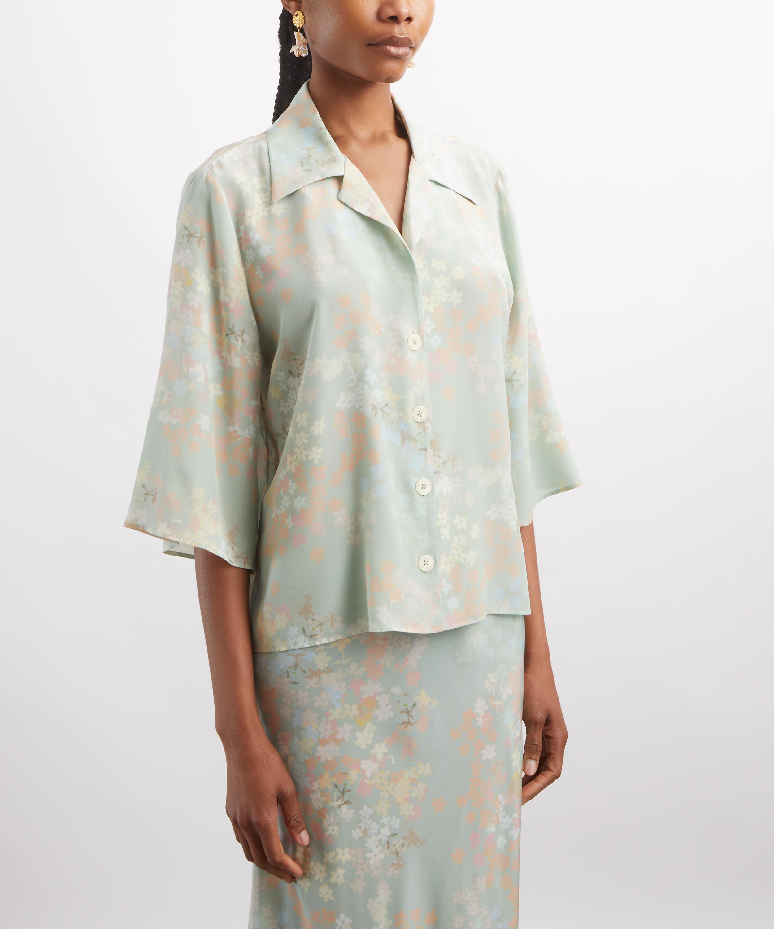 Bernadette - Petit Beurre Jasmine Silk Shirt image number 2