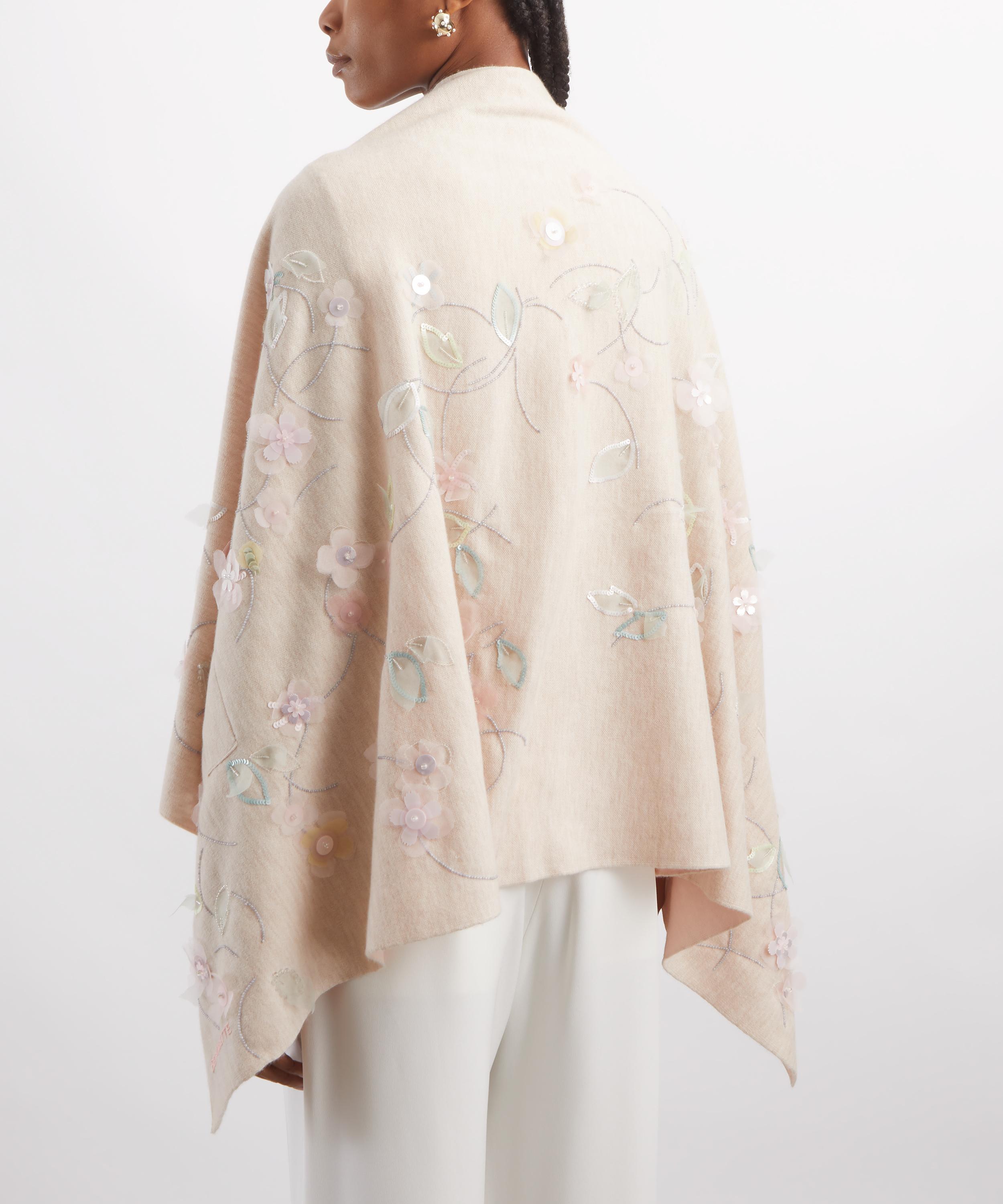 Bernadette - Shirene Embroidered Shawl image number 3