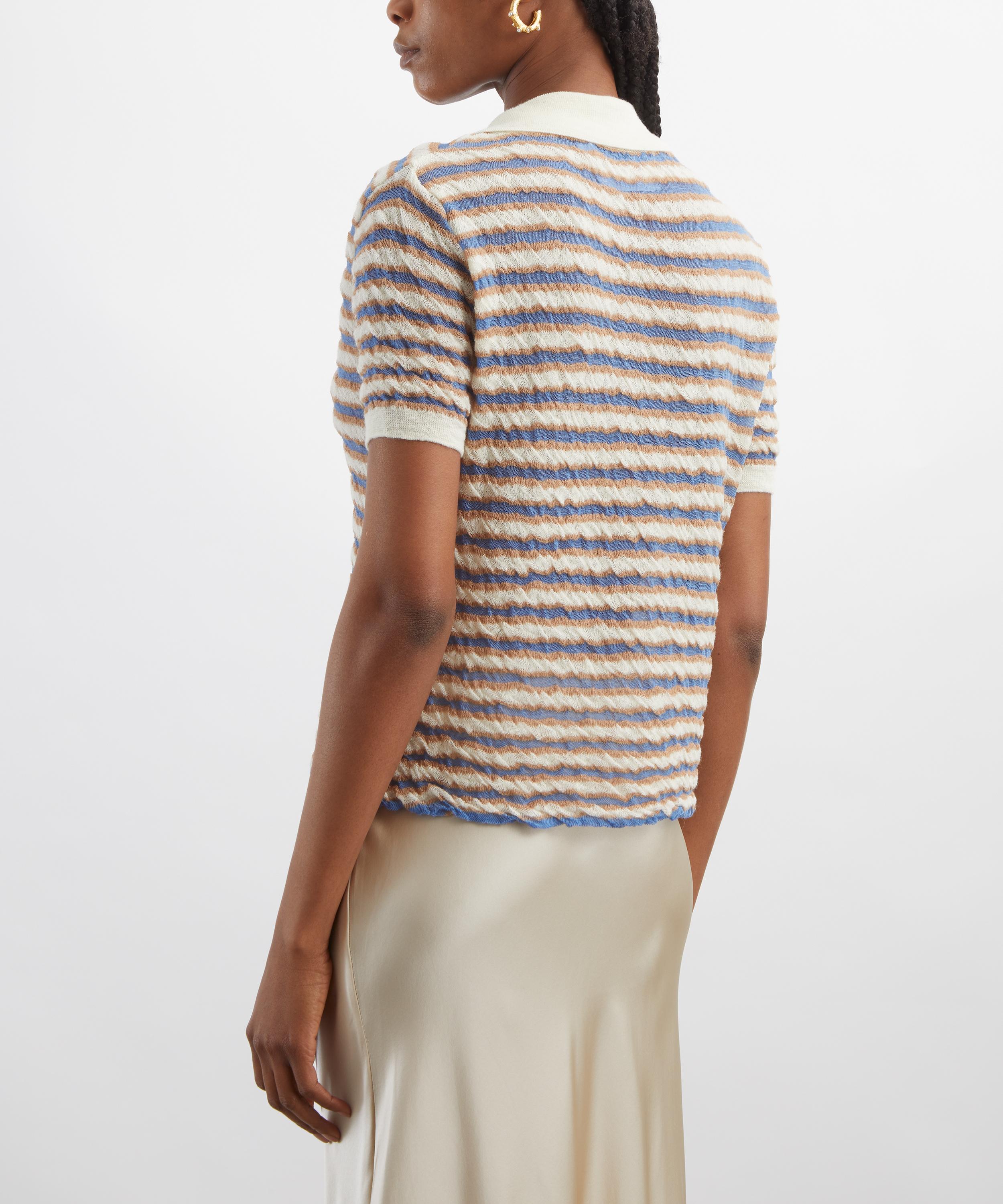Bernadette - Ophelia Striped Polo Shirt image number 3