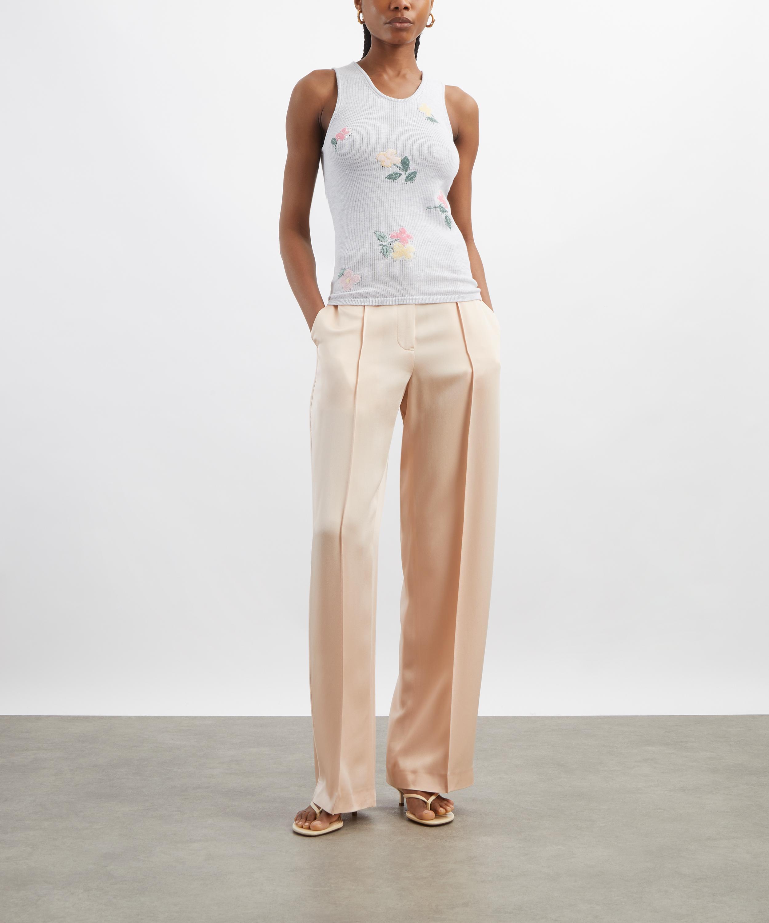 Bernadette - Clementine Ribbed Tank Top image number 1