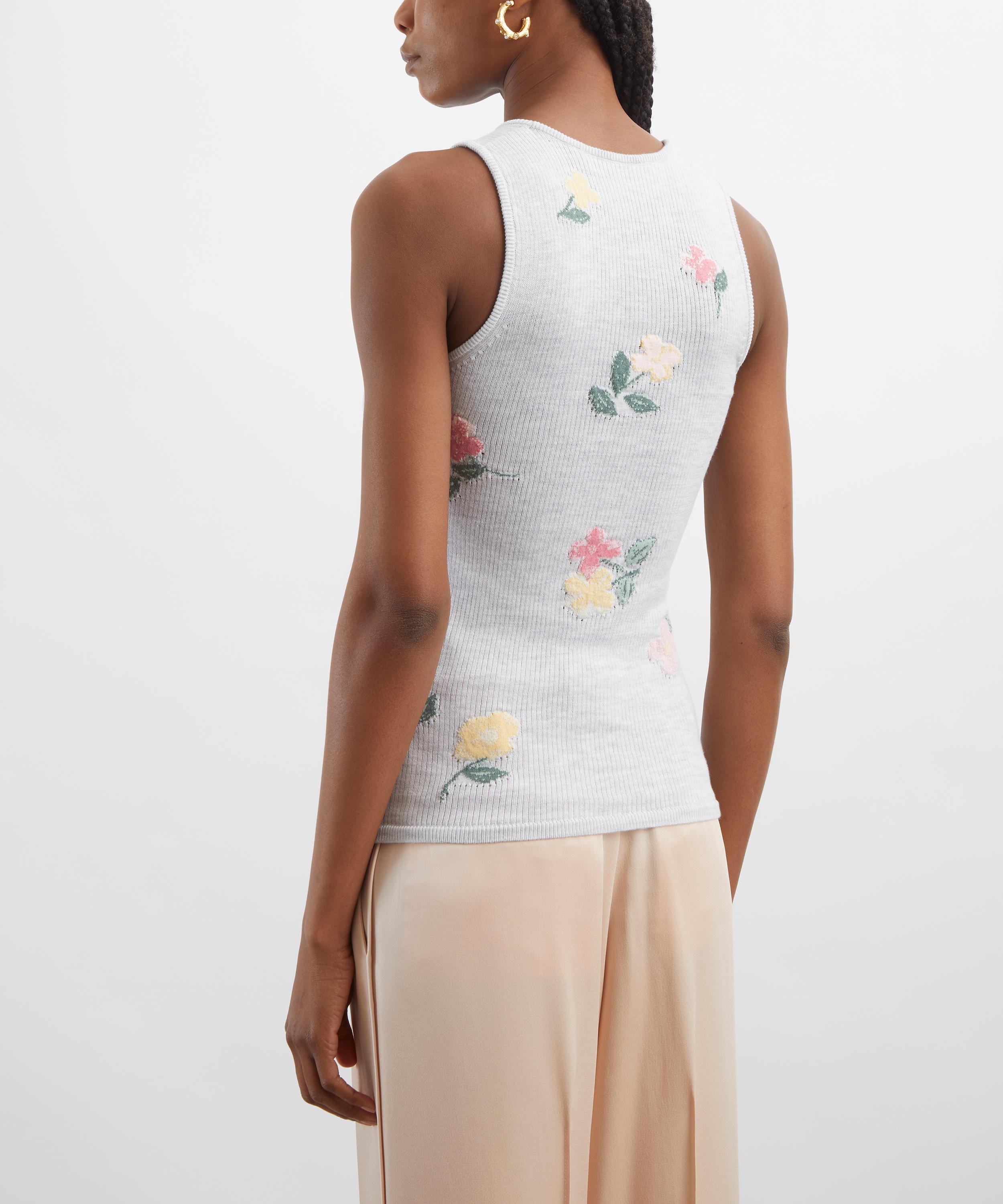 Bernadette - Clementine Ribbed Tank Top image number 3
