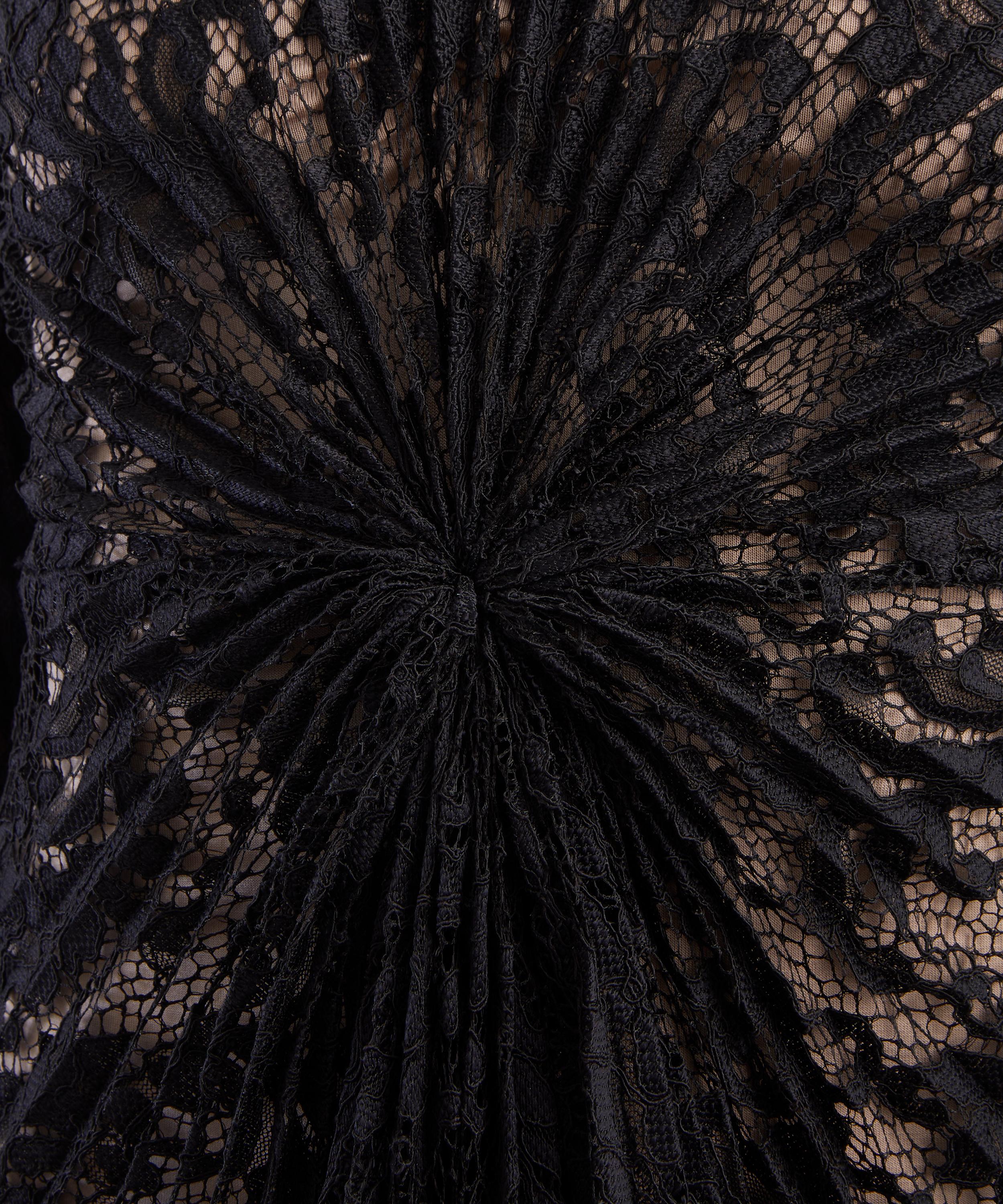 Georgia Hardinge - Saturn Black Lace Floor-Length Dress image number 4