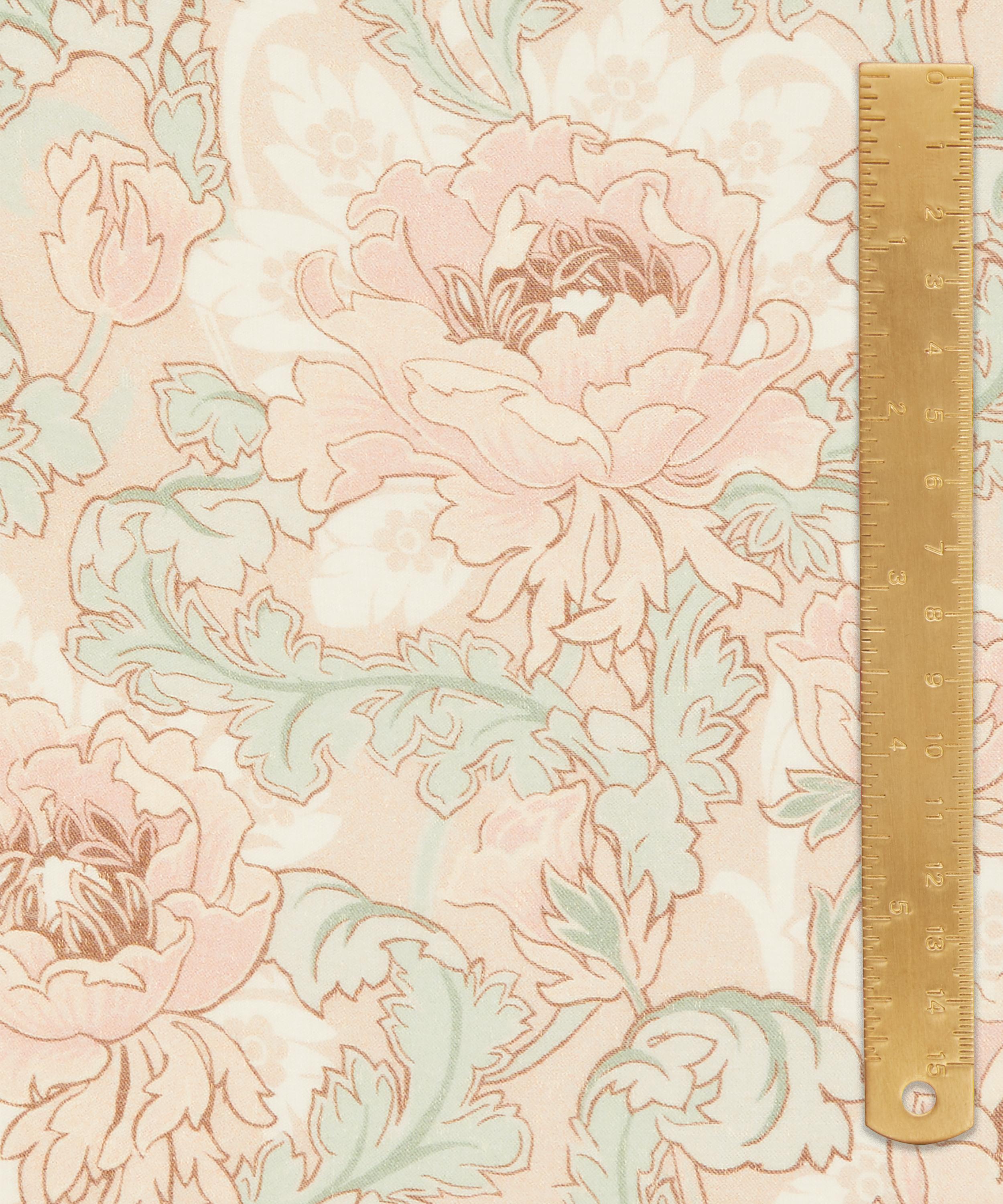 Liberty Fabrics - Ashbee Poppy Leamington Viscose Lurex image number 4