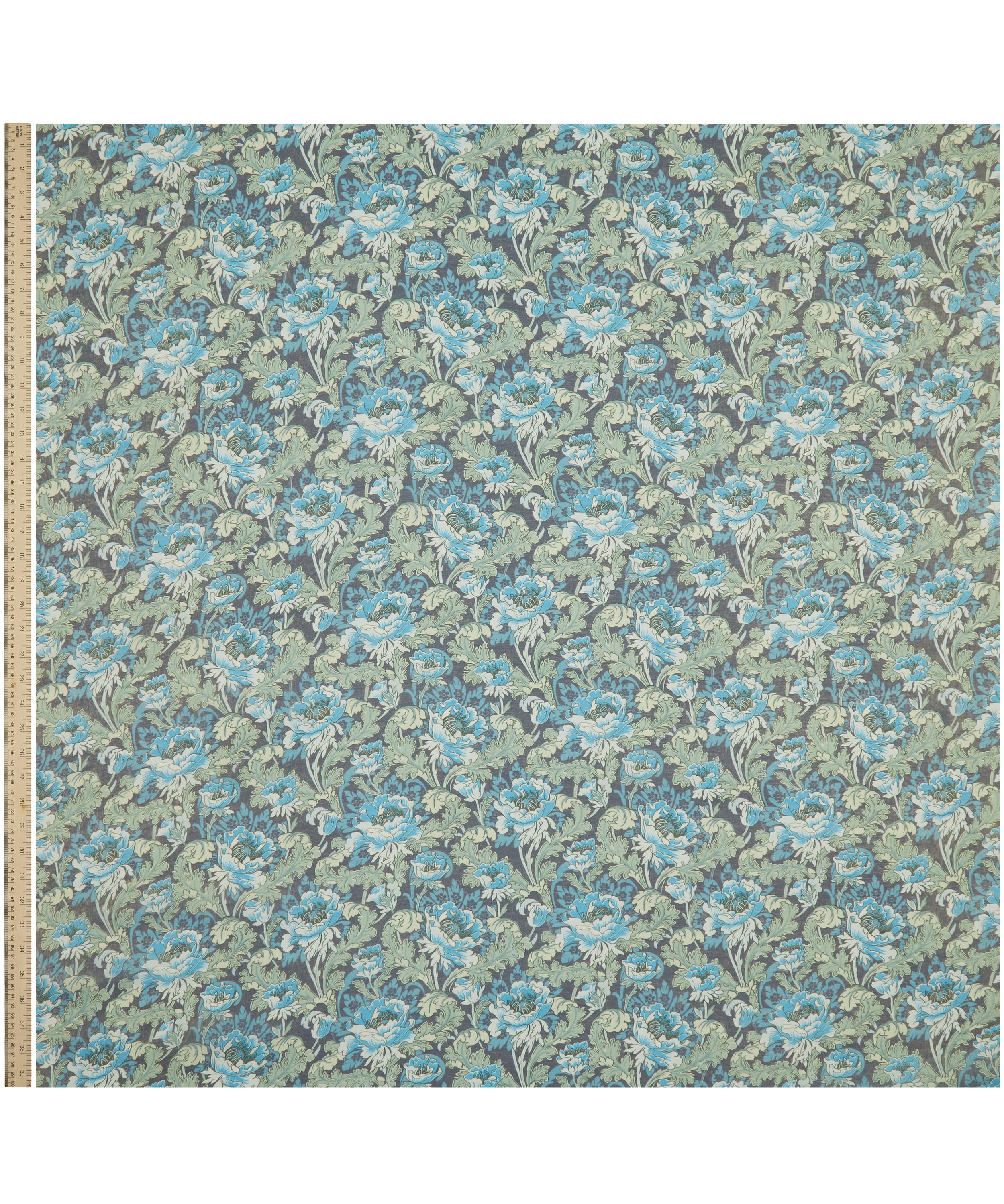 Liberty Fabrics - Ashbee Poppy Leamington Viscose Lurex image number 1