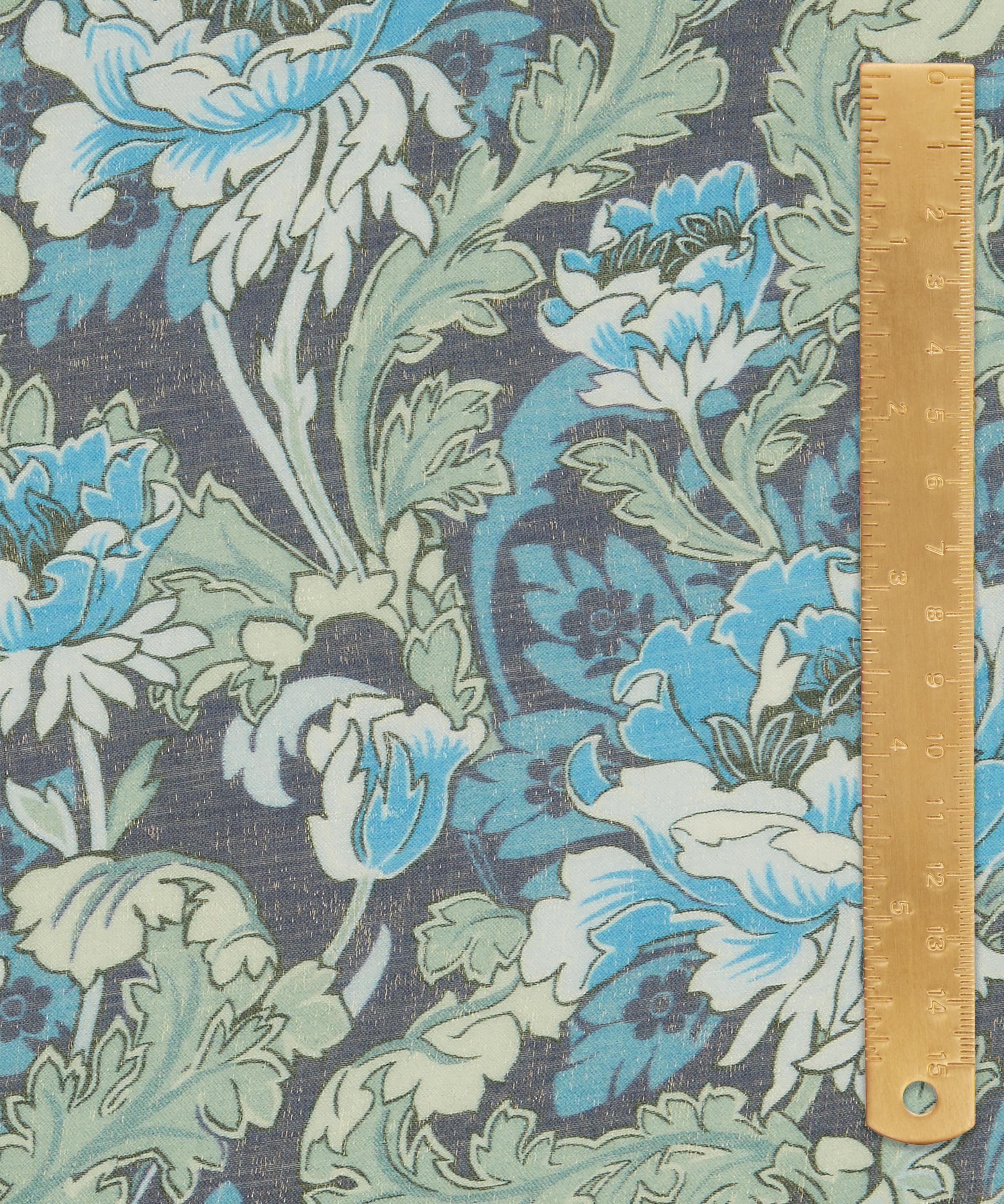 Liberty Fabrics - Ashbee Poppy Leamington Viscose Lurex image number 4