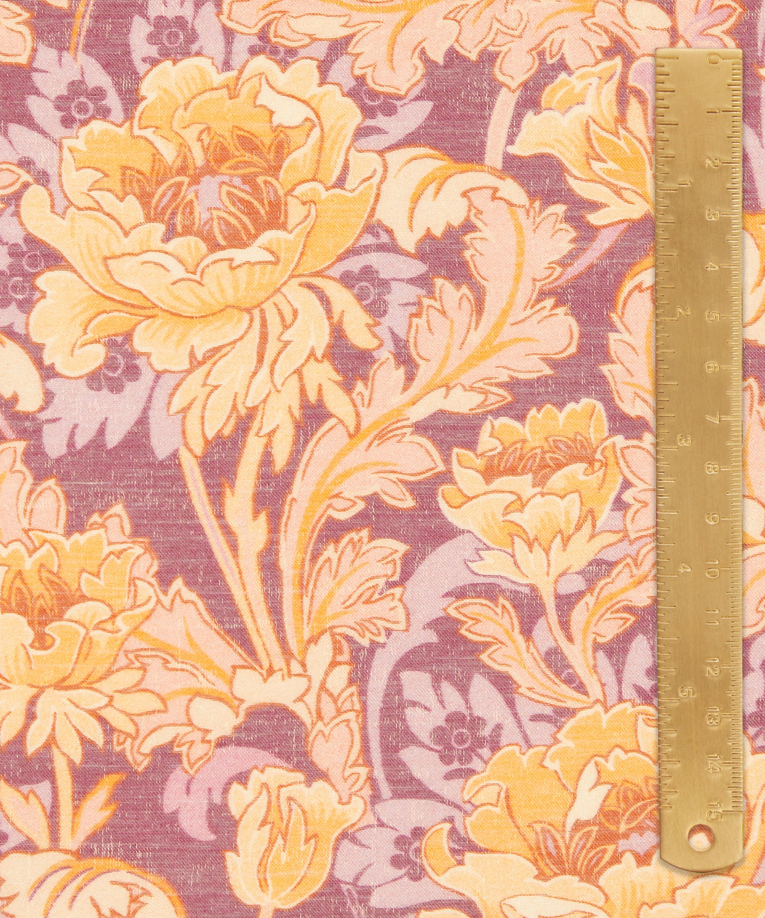 Liberty Fabrics - Ashbee Poppy Leamington Viscose Lurex image number 4