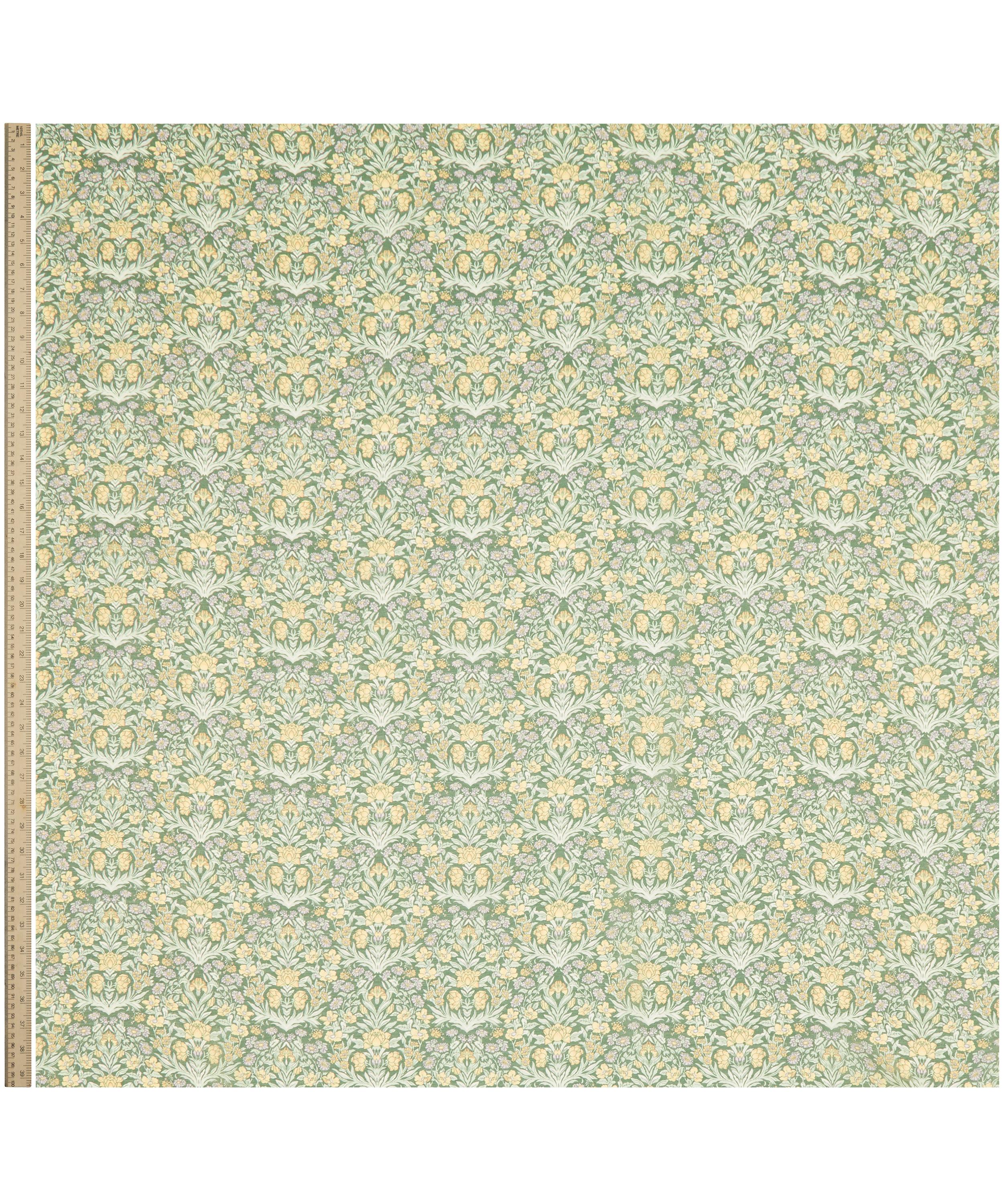 Liberty Fabrics - Sea Grass Leamington Viscose Lurex image number 1