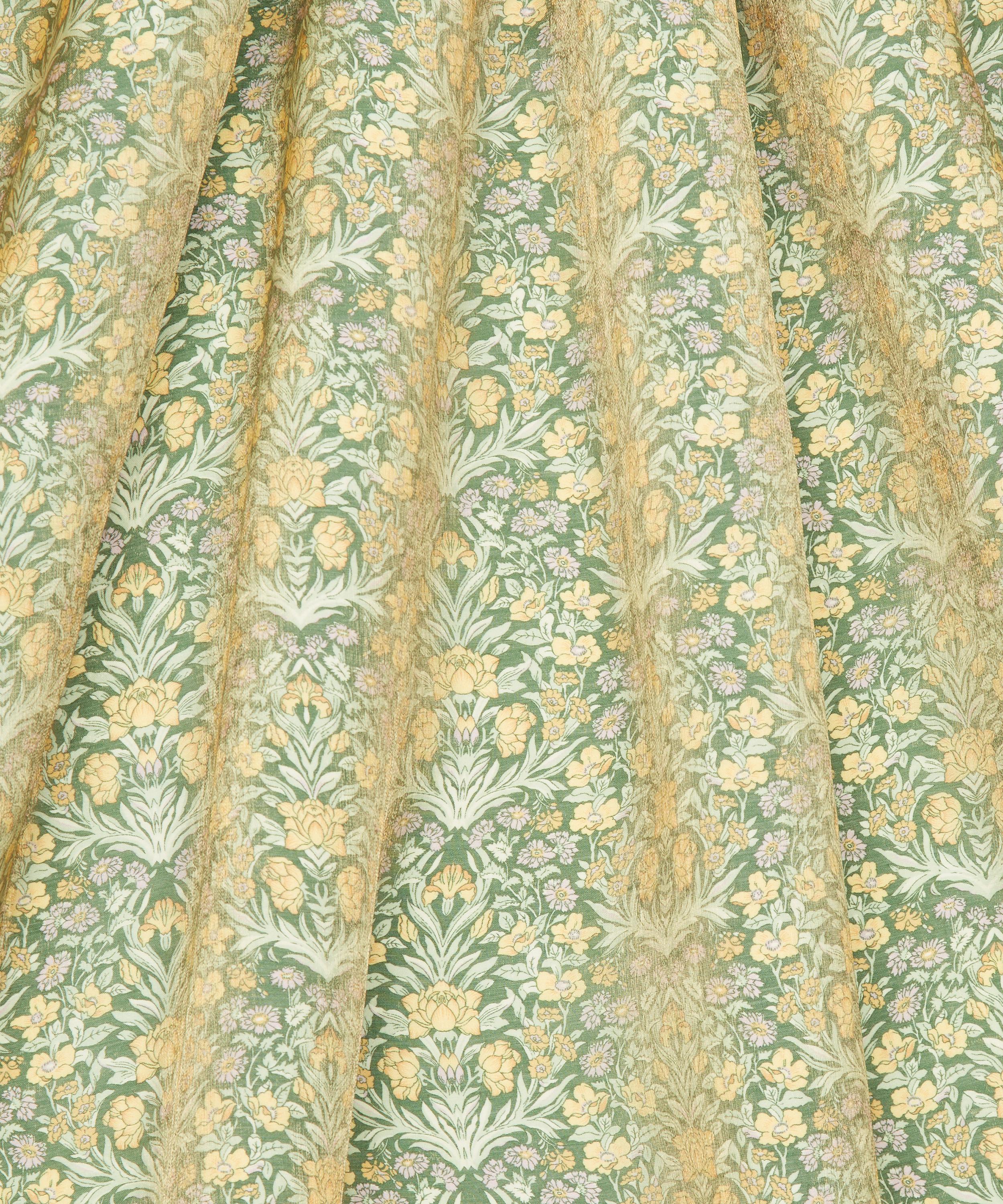 Liberty Fabrics - Sea Grass Leamington Viscose Lurex image number 2