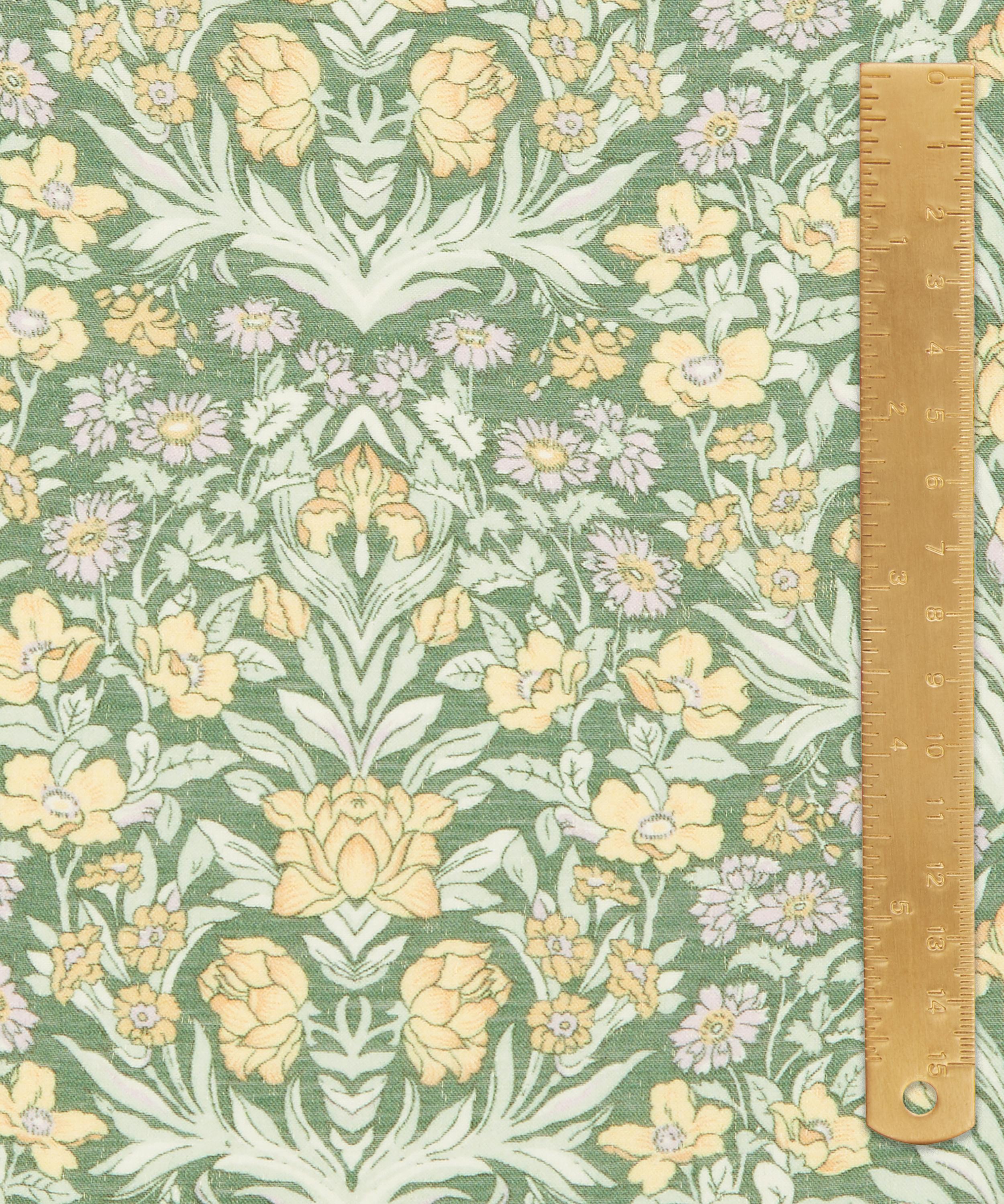 Liberty Fabrics - Sea Grass Leamington Viscose Lurex image number 4