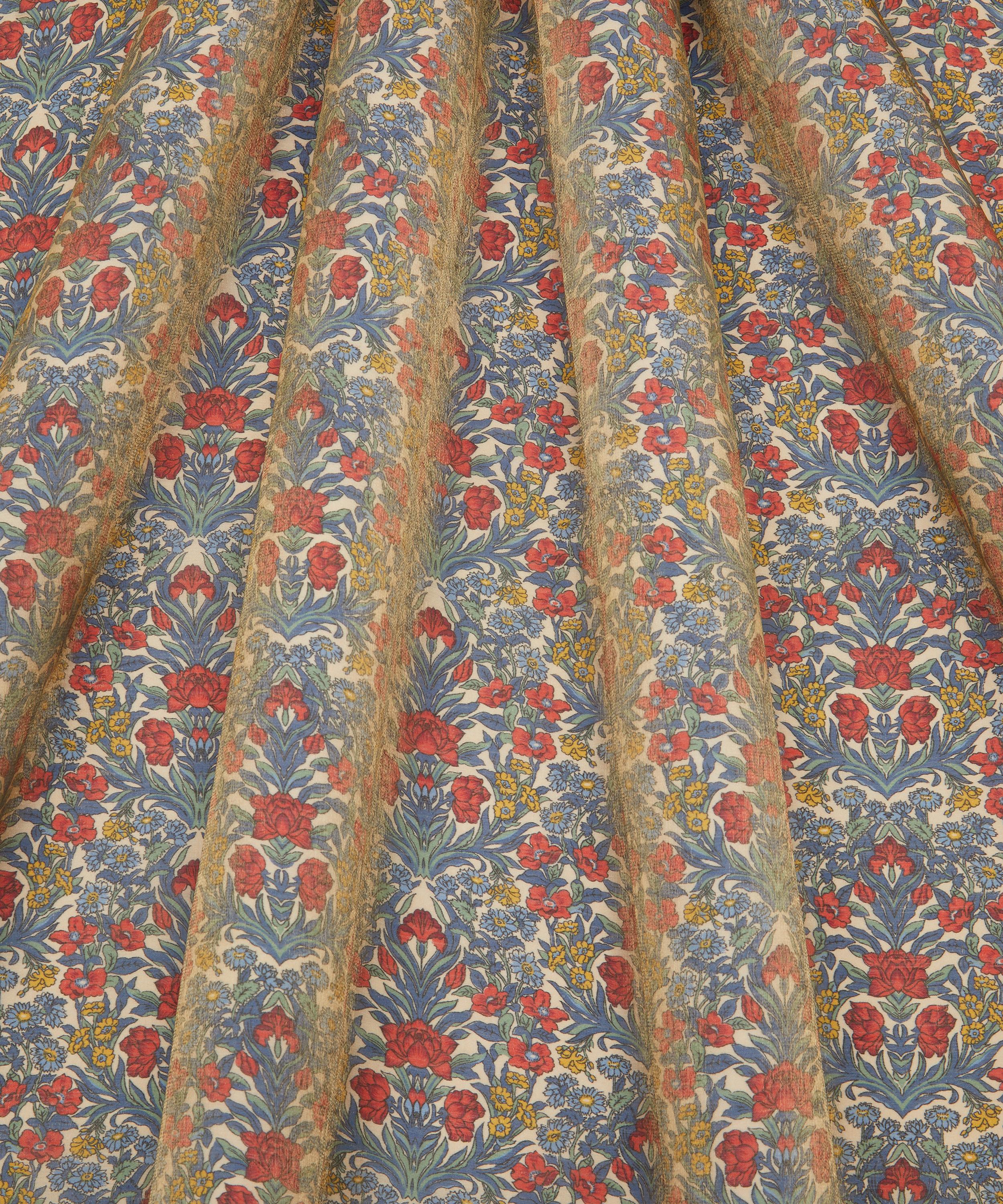 Liberty Fabrics - Sea Grass Leamington Viscose Lurex image number 2