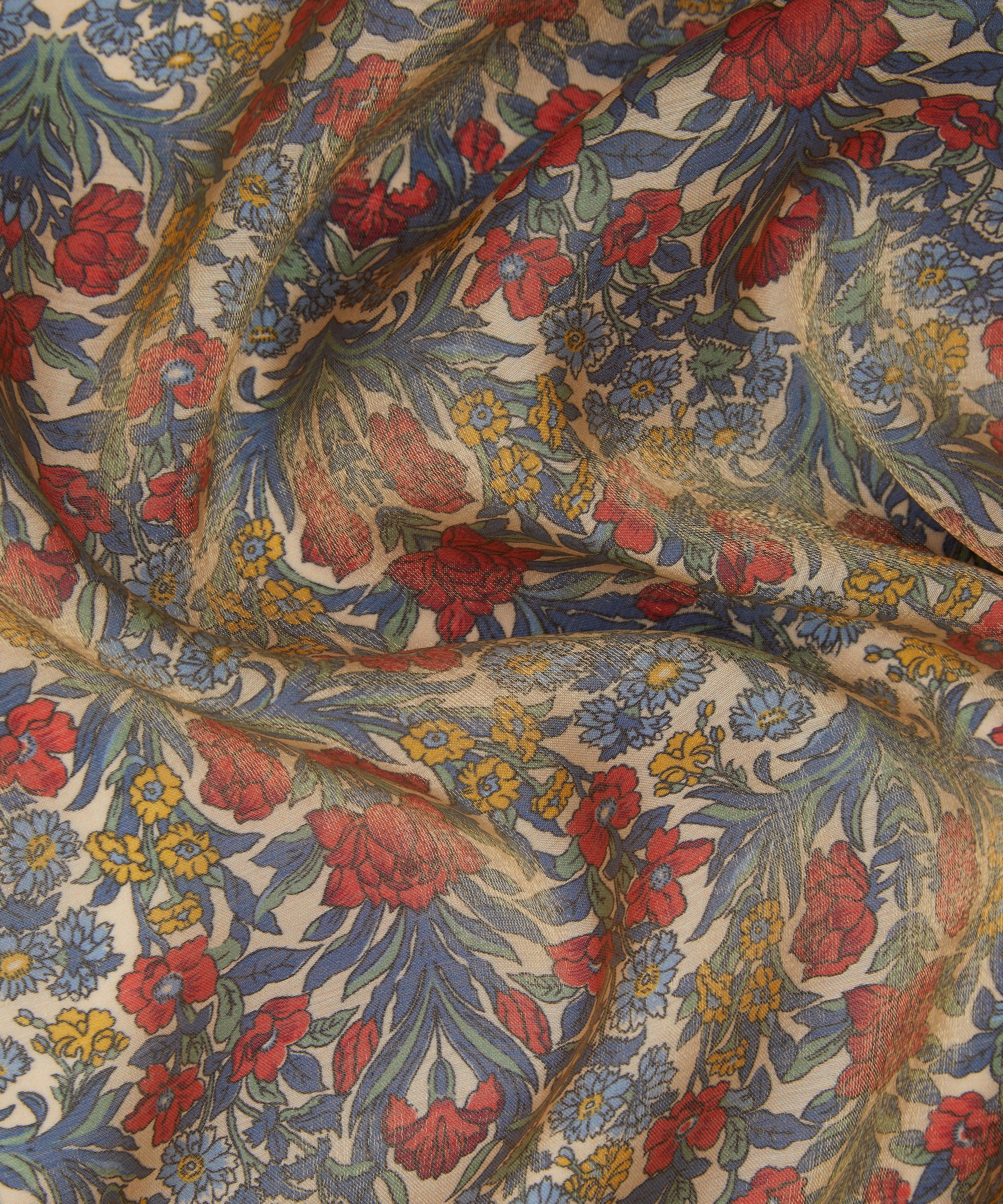 Liberty Fabrics - Sea Grass Leamington Viscose Lurex image number 3