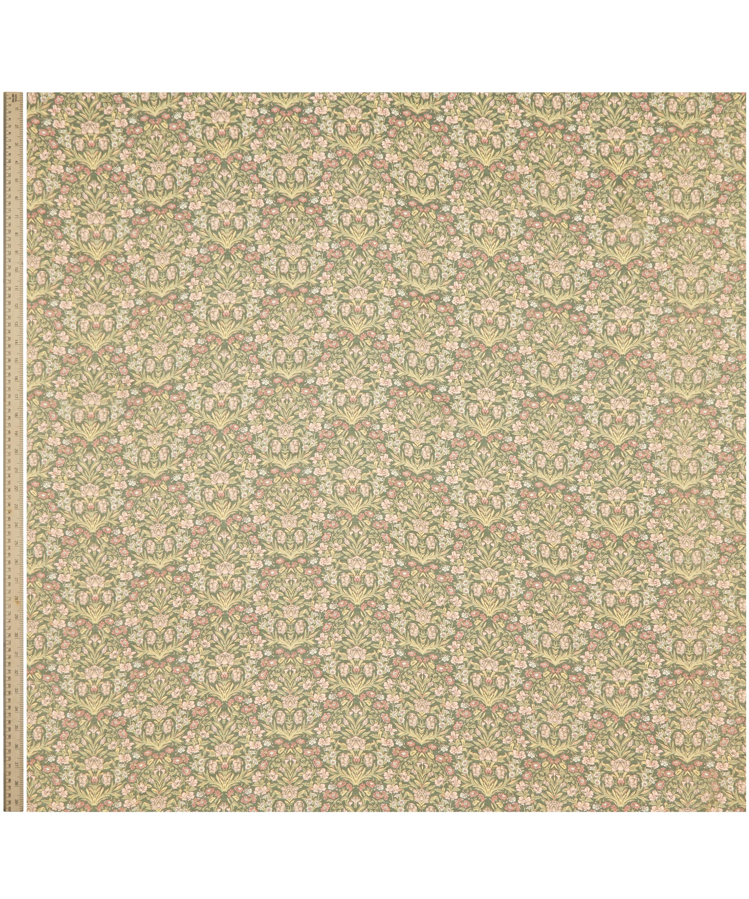 Liberty Fabrics - Sea Grass Leamington Viscose Lurex image number 1