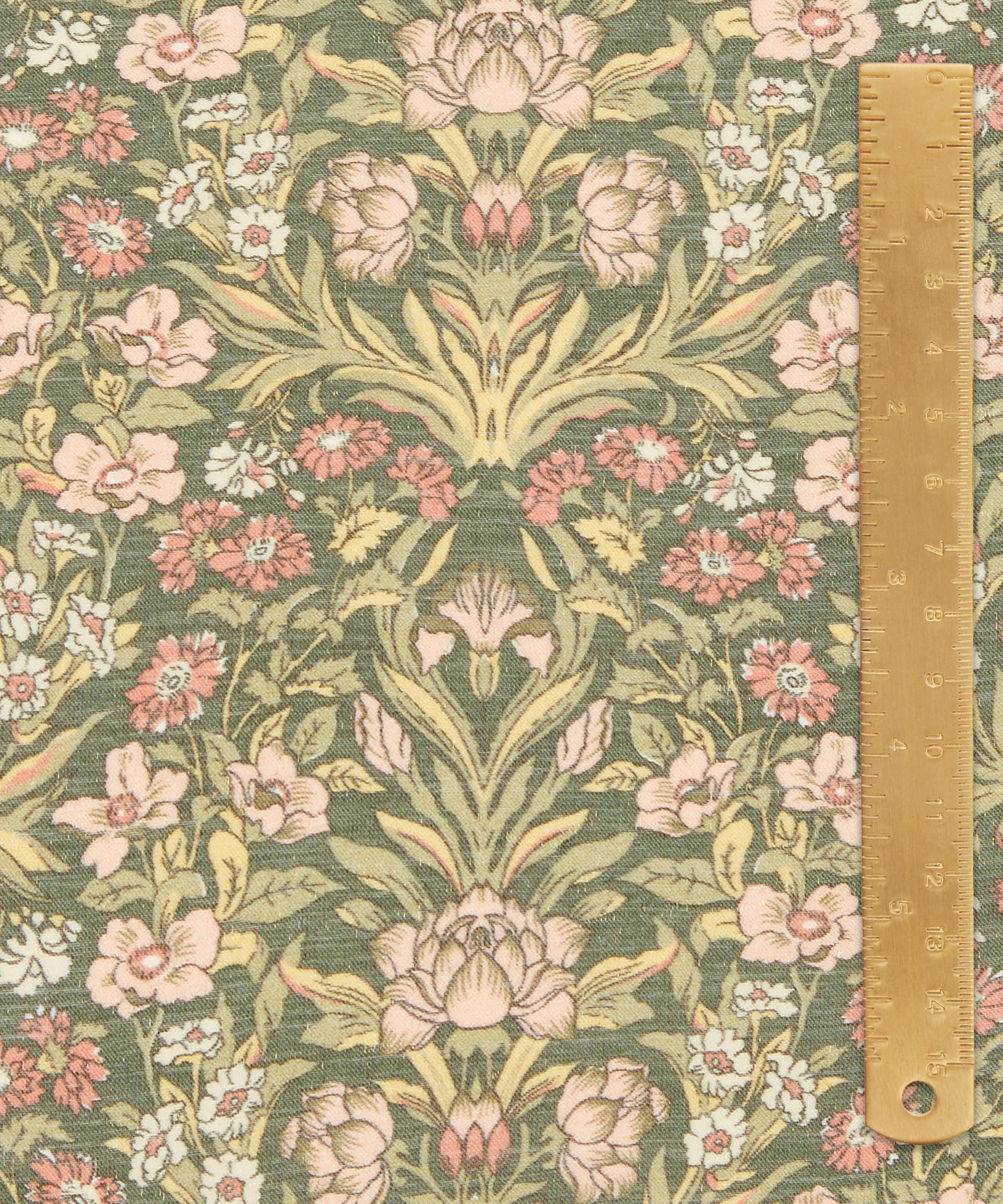 Liberty Fabrics - Sea Grass Leamington Viscose Lurex image number 4