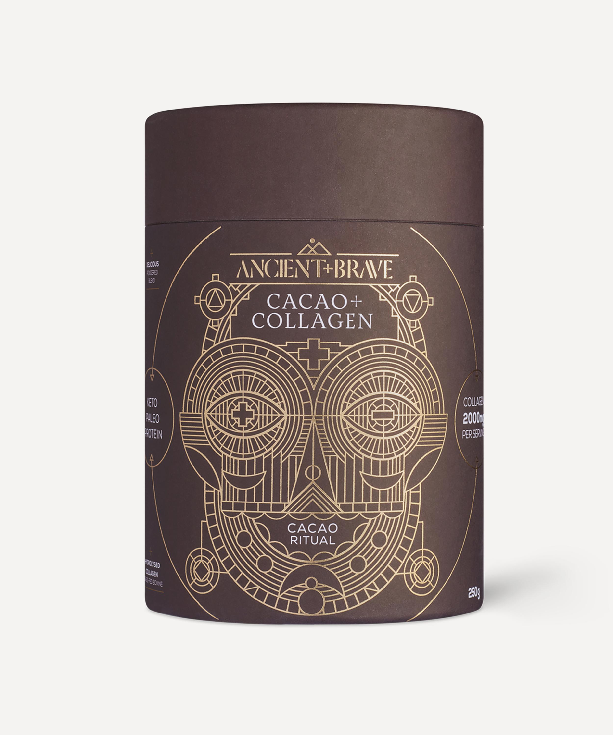 Ancient + Brave - Cacao and Collagen Tub 250g image number 