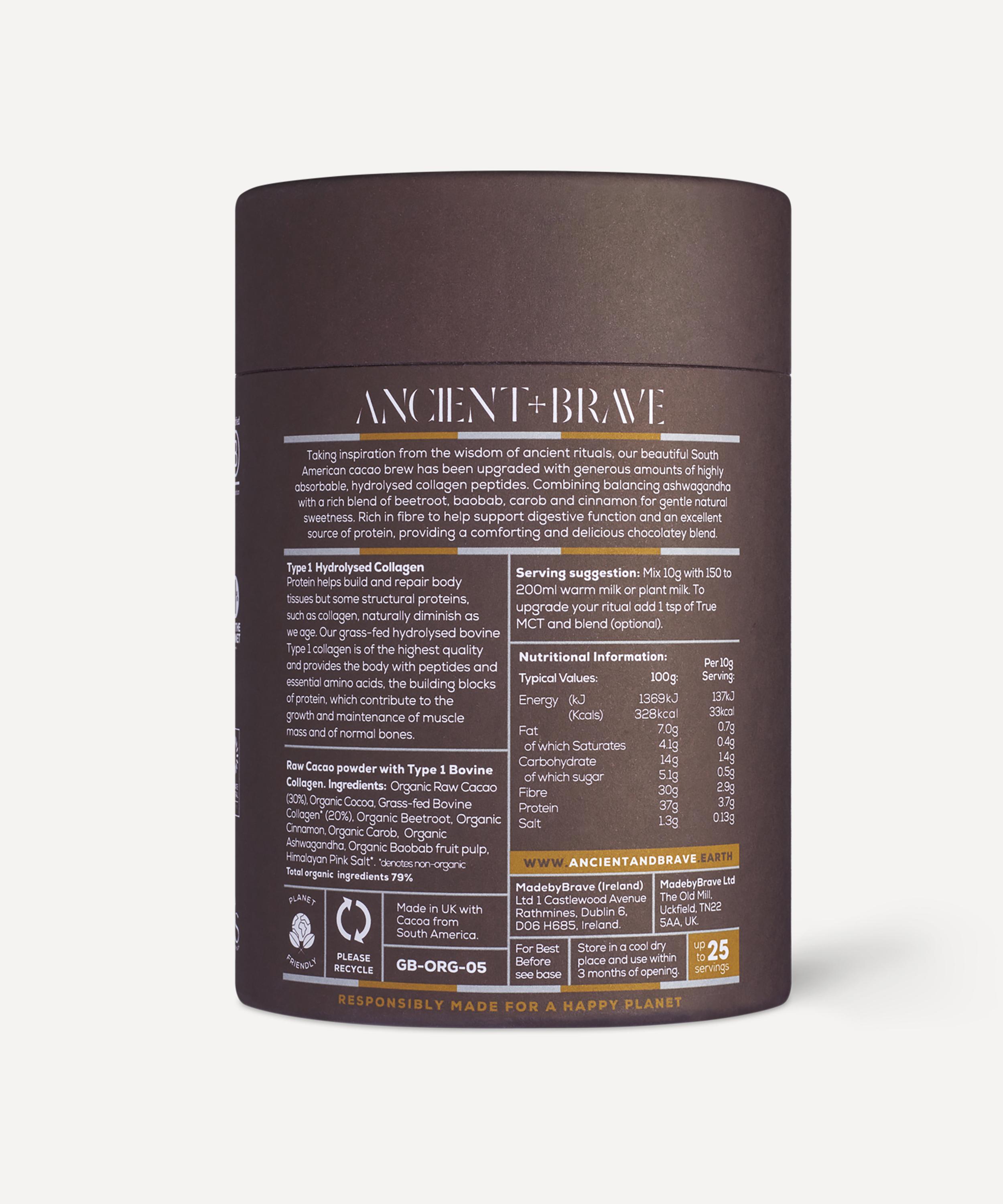 Ancient + Brave - Cacao and Collagen Tub 250g image number 