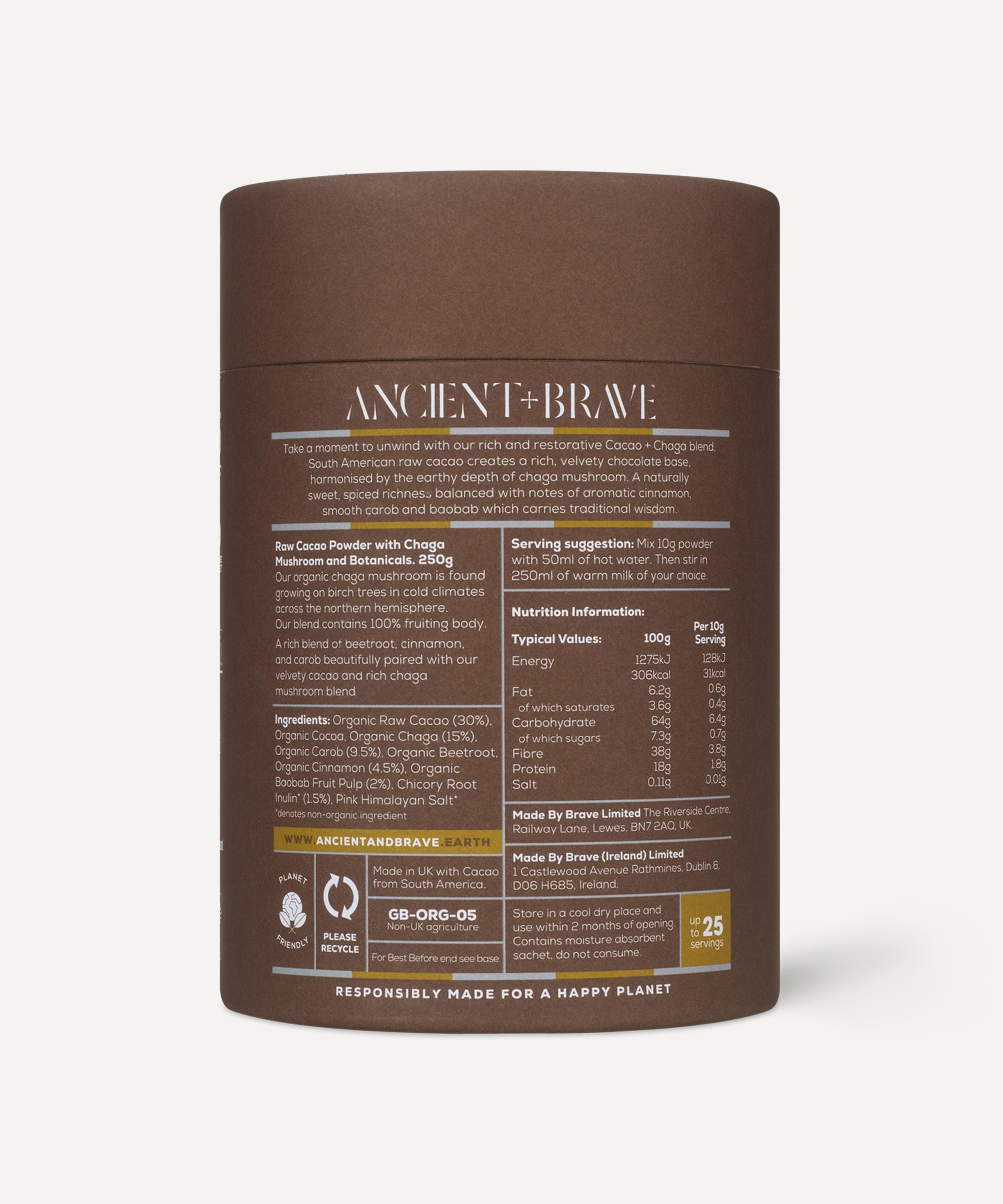 Ancient + Brave - Cacao and Chaga Tub 250g image number 1