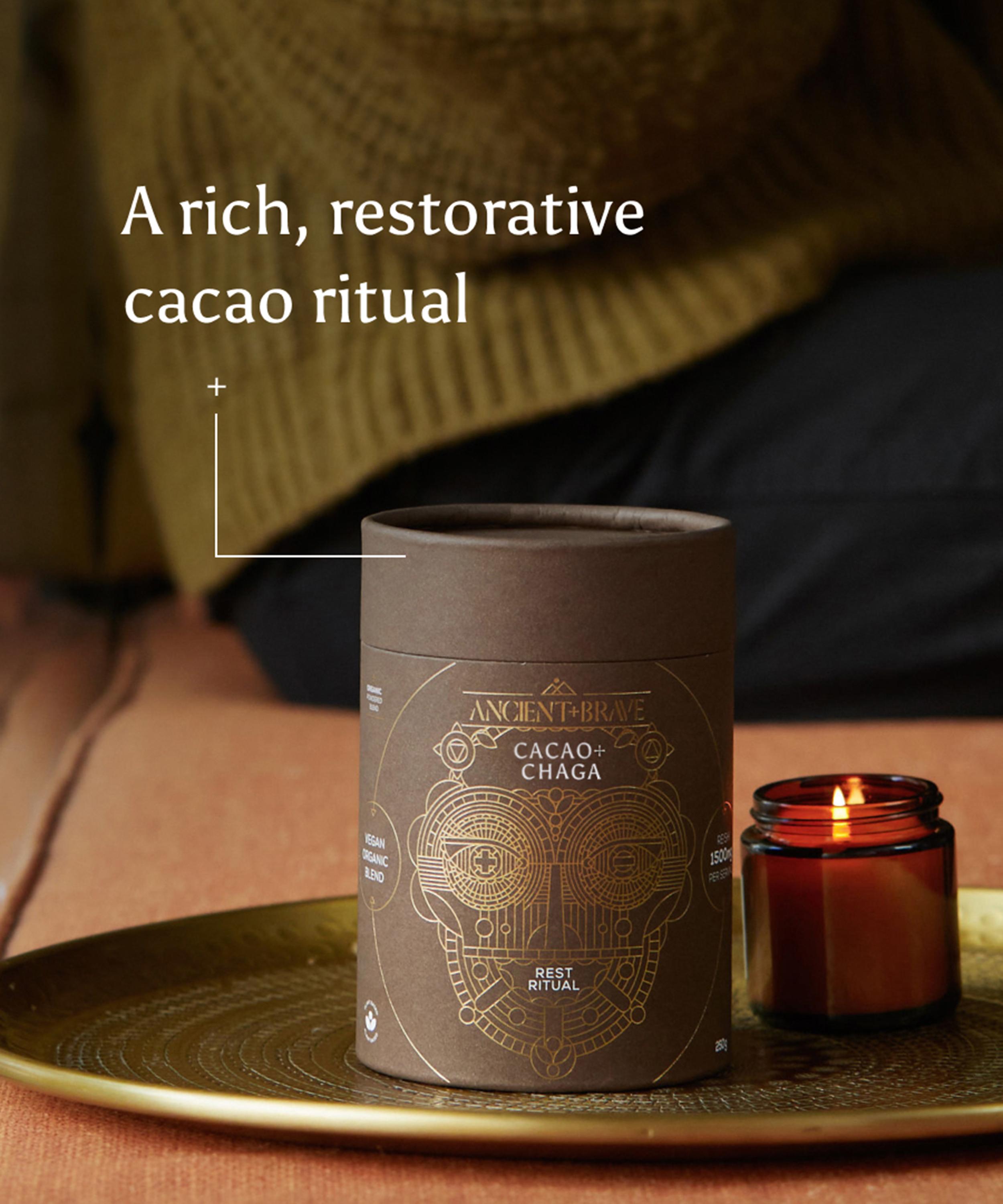Ancient + Brave - Cacao and Chaga Tub 250g