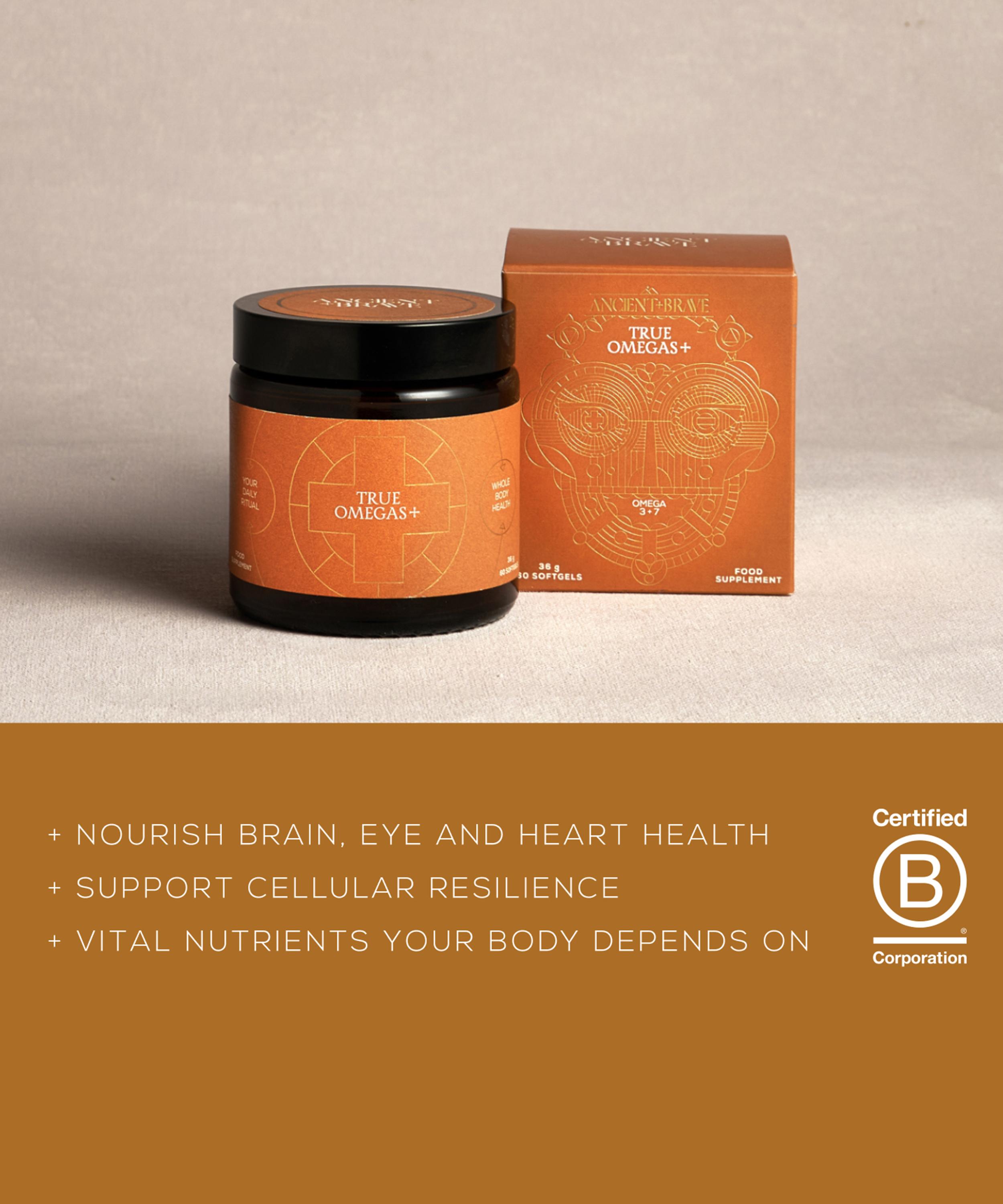 Ancient + Brave - True Omega+ 60 Capsules image number 5