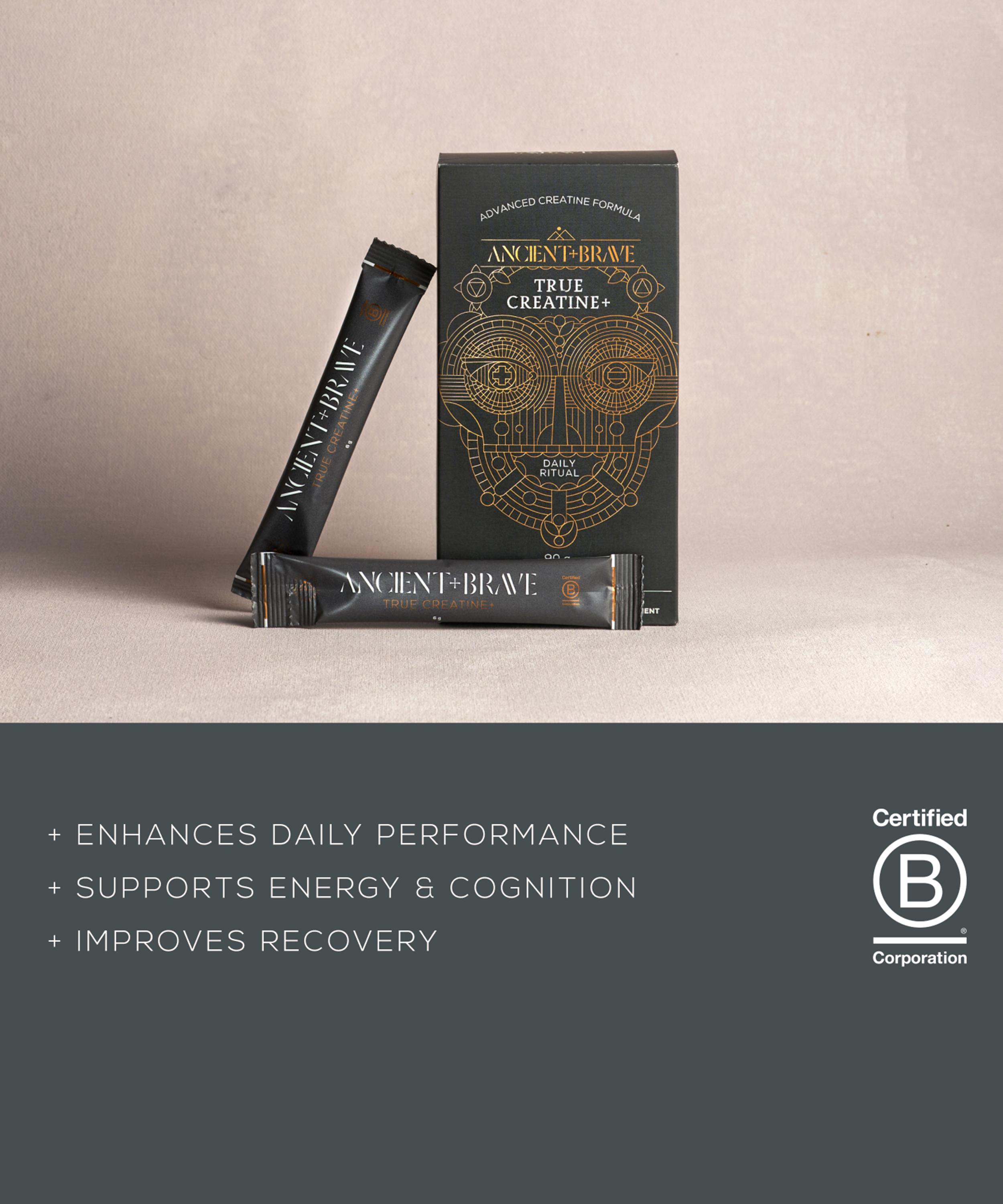 Ancient + Brave - True Creatine Sachets 15x6g image number 4