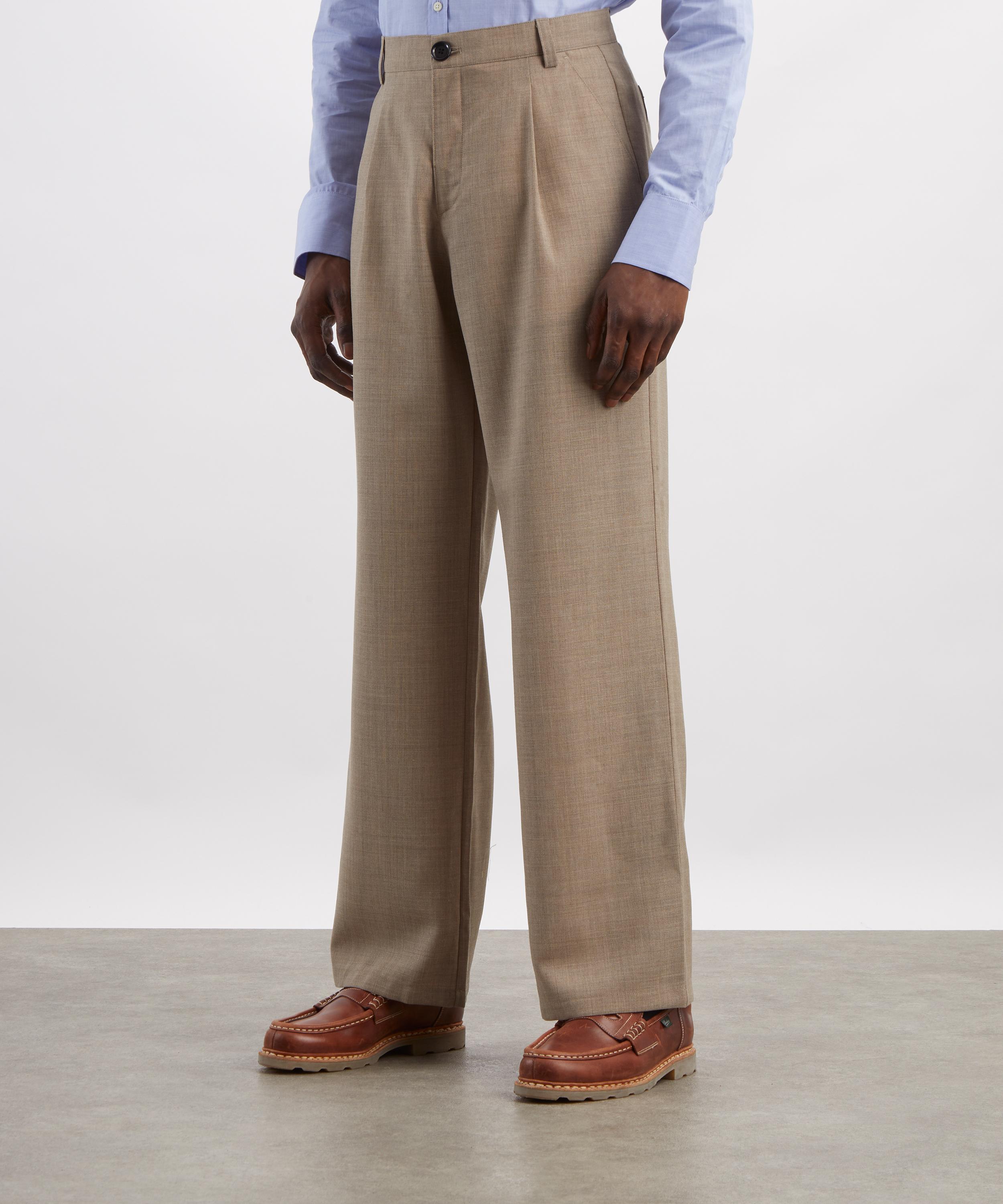 Oliver Spencer - Beige Orsman Trousers image number 2
