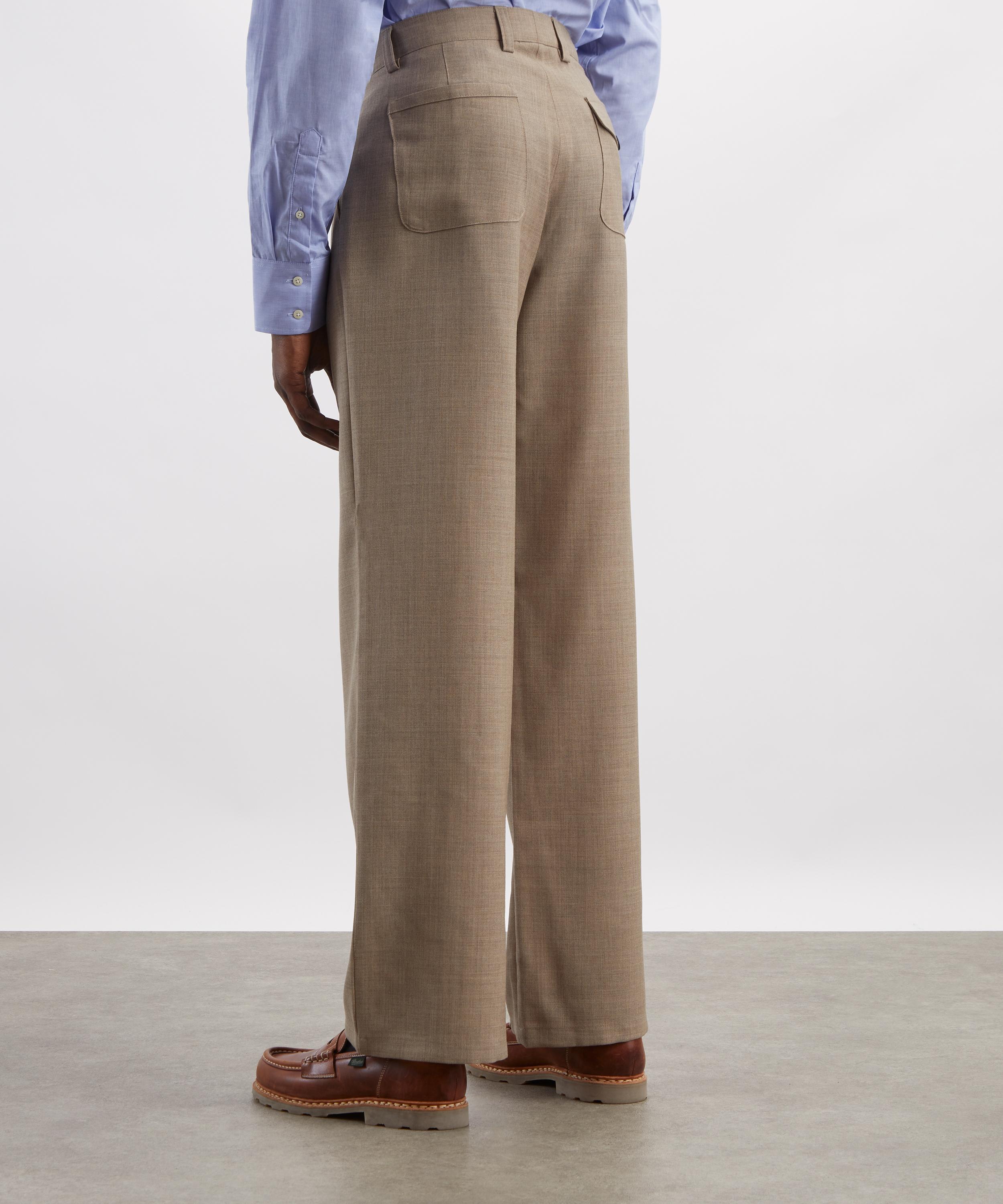 Oliver Spencer - Beige Orsman Trousers image number 3