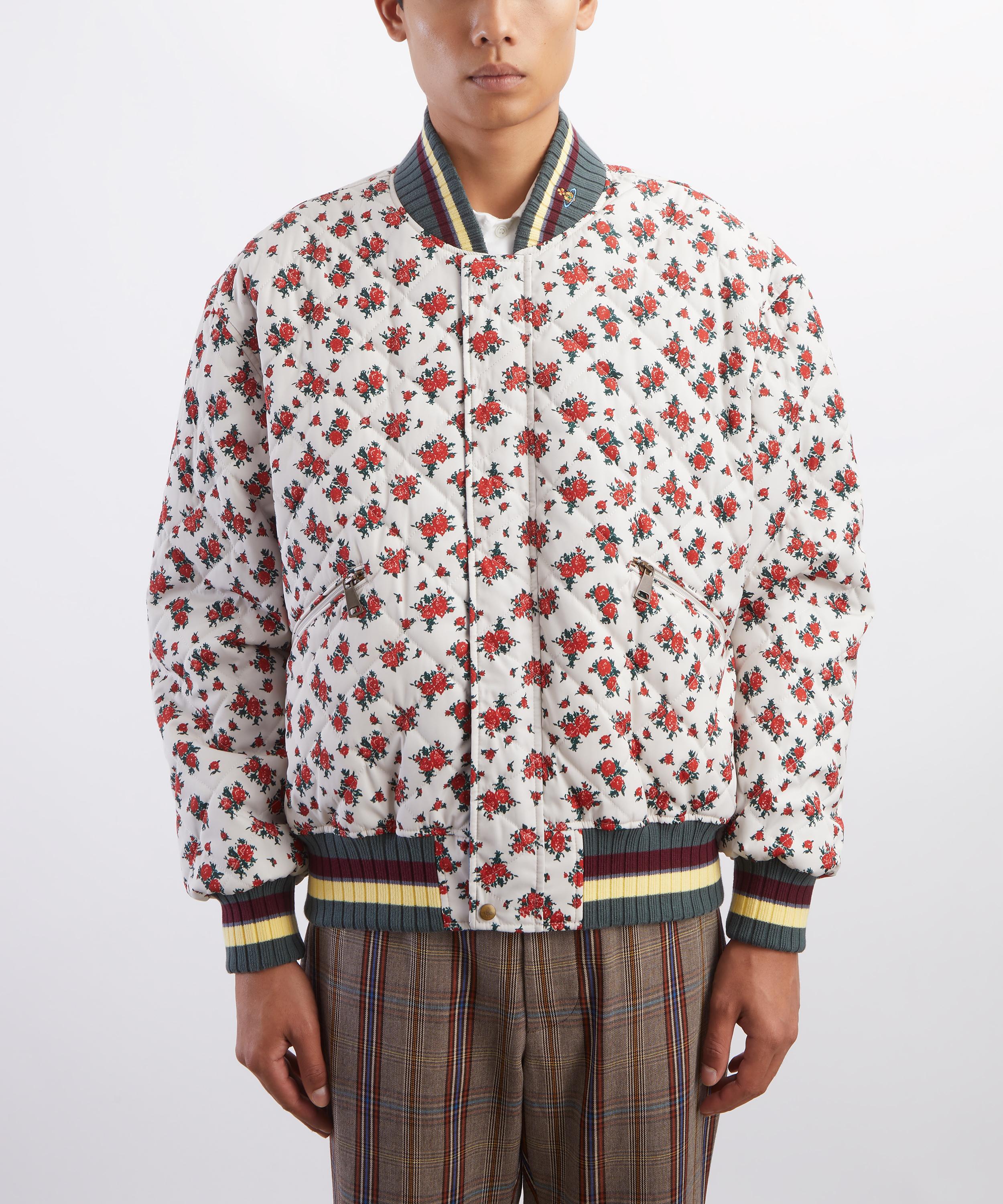 Vivienne Westwood - Blue Reversible Bernardo Bomber Jacket image number 5