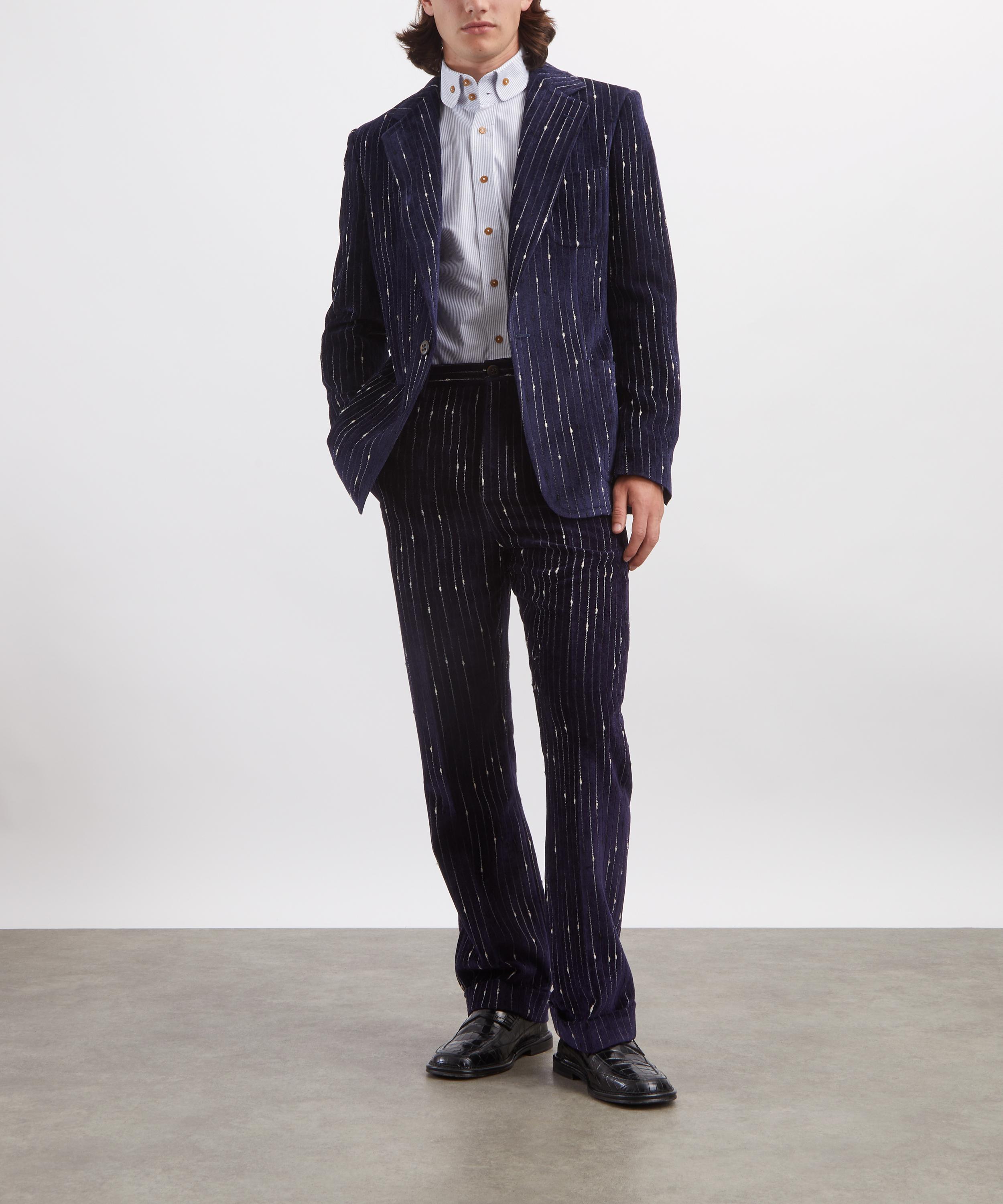 Vivienne Westwood - Ink Stripe Two-Button Krall Shirt image number 1
