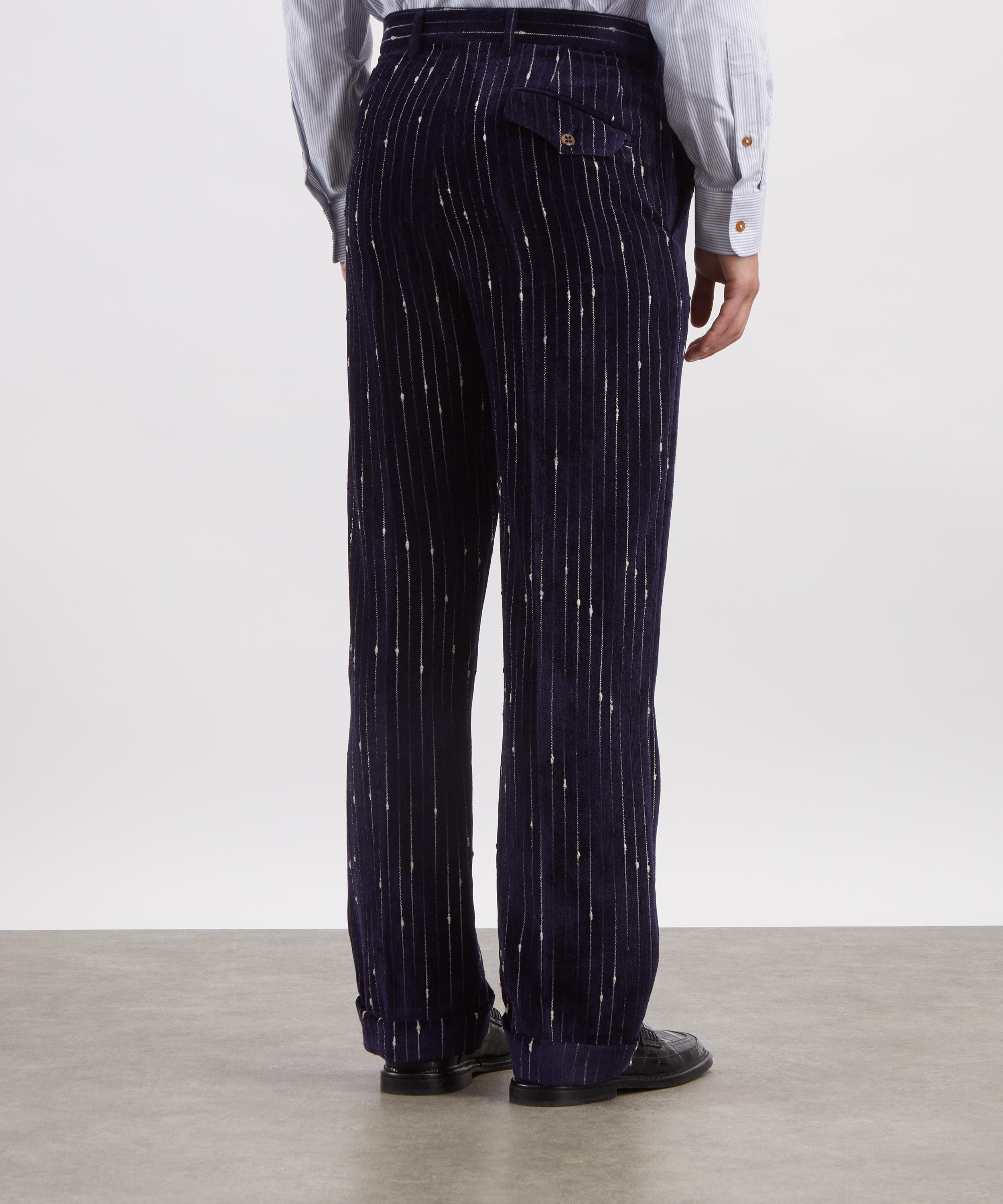 Vivienne Westwood - Doc Knitted Pinstripe Trousers image number 3