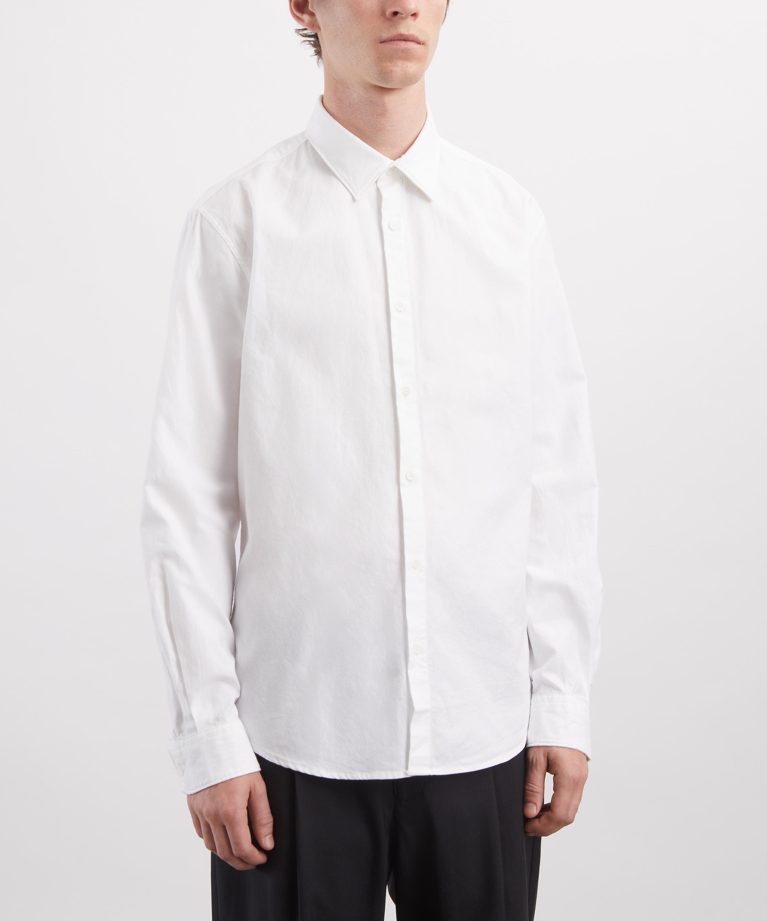 Sunspel - White Oxford Cotton Shirt image number 2