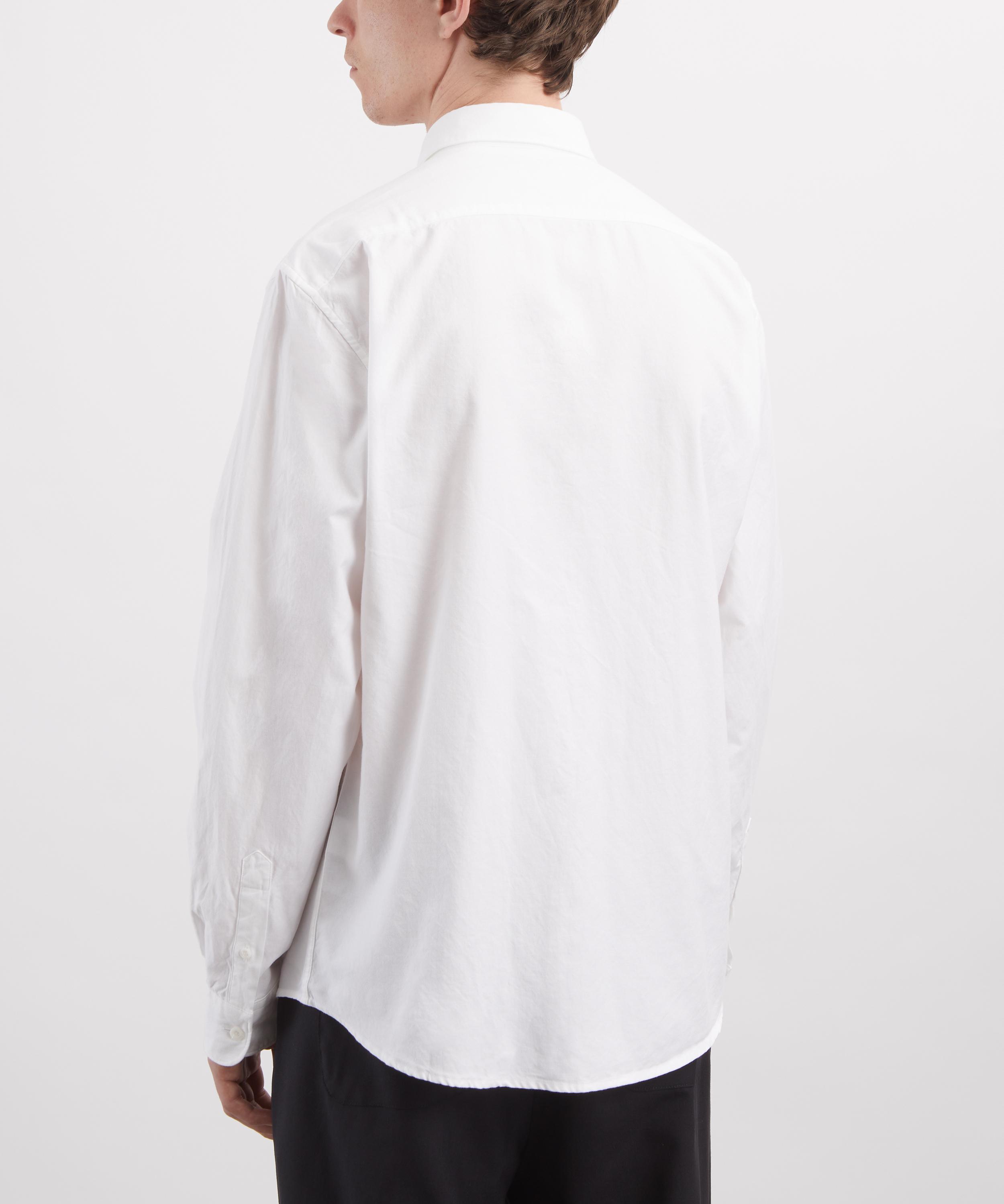 Sunspel - White Oxford Cotton Shirt image number 3
