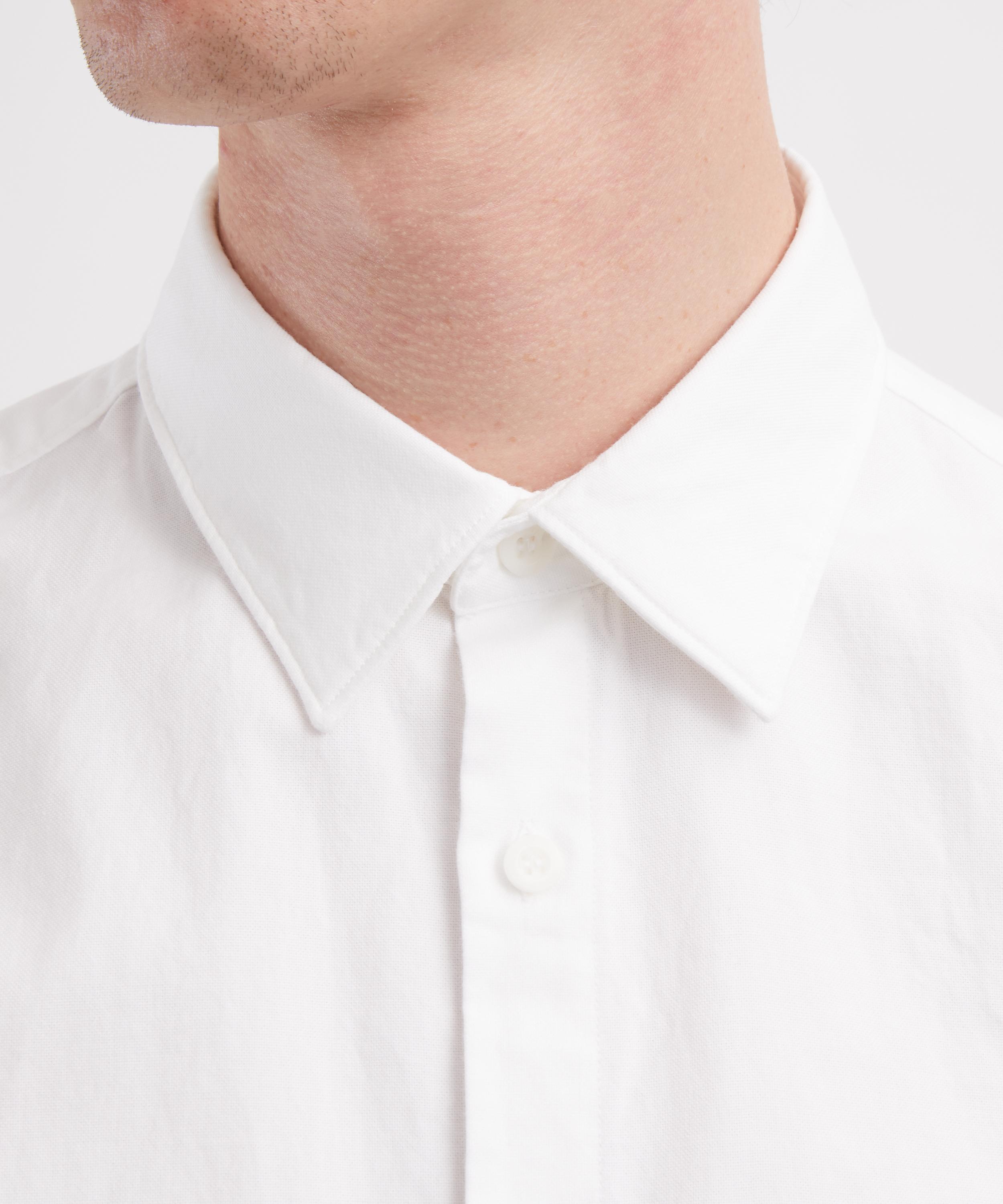 Sunspel - White Oxford Cotton Shirt image number 4