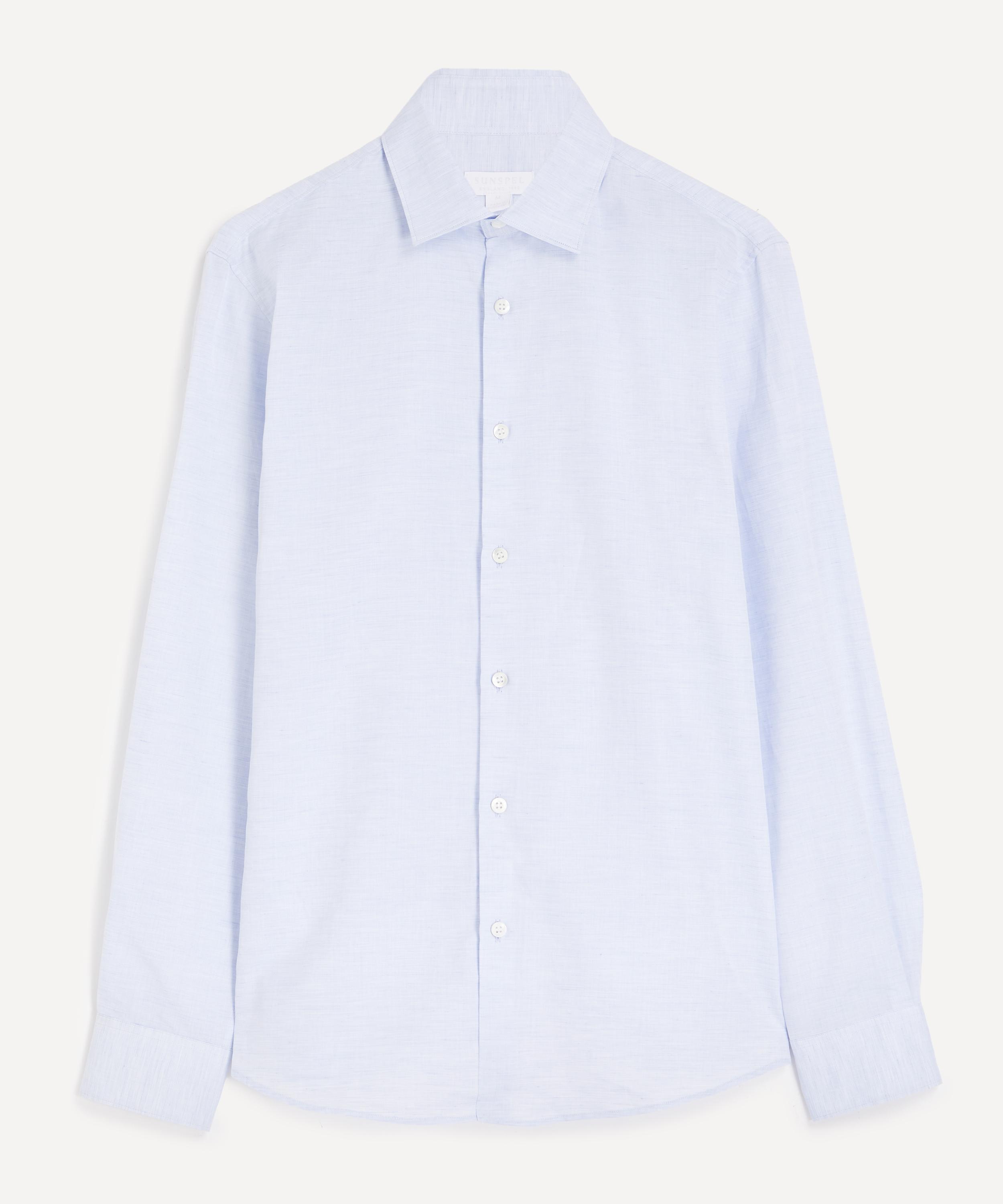 Sunspel - Sea Island Cotton-Linen Shirt image number 0
