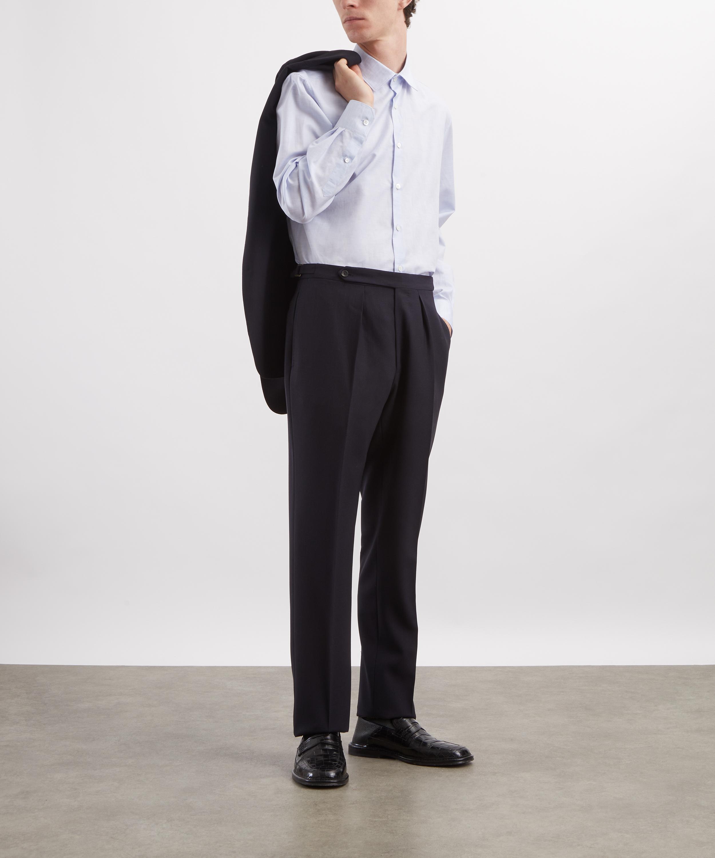 Sunspel - Sea Island Cotton-Linen Shirt image number 1