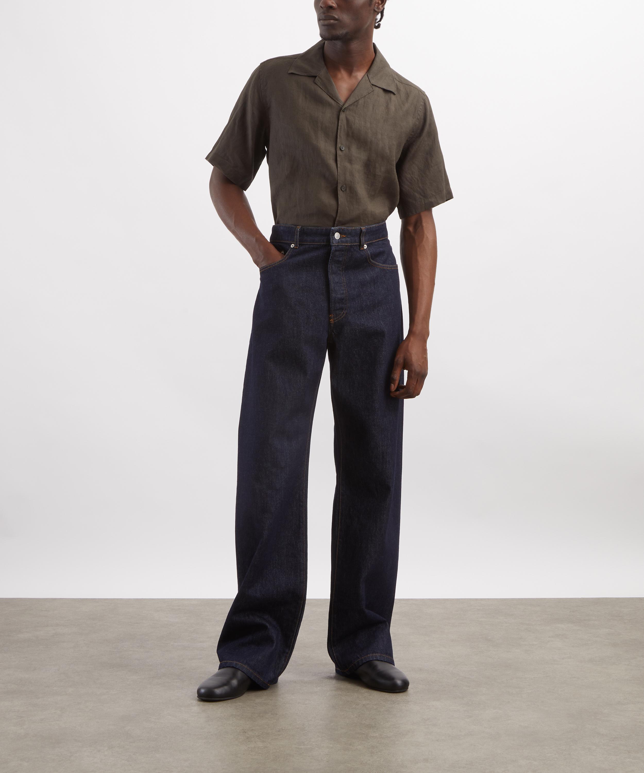 NN.07 - Julio Open Collar Linen Shirt image number 1