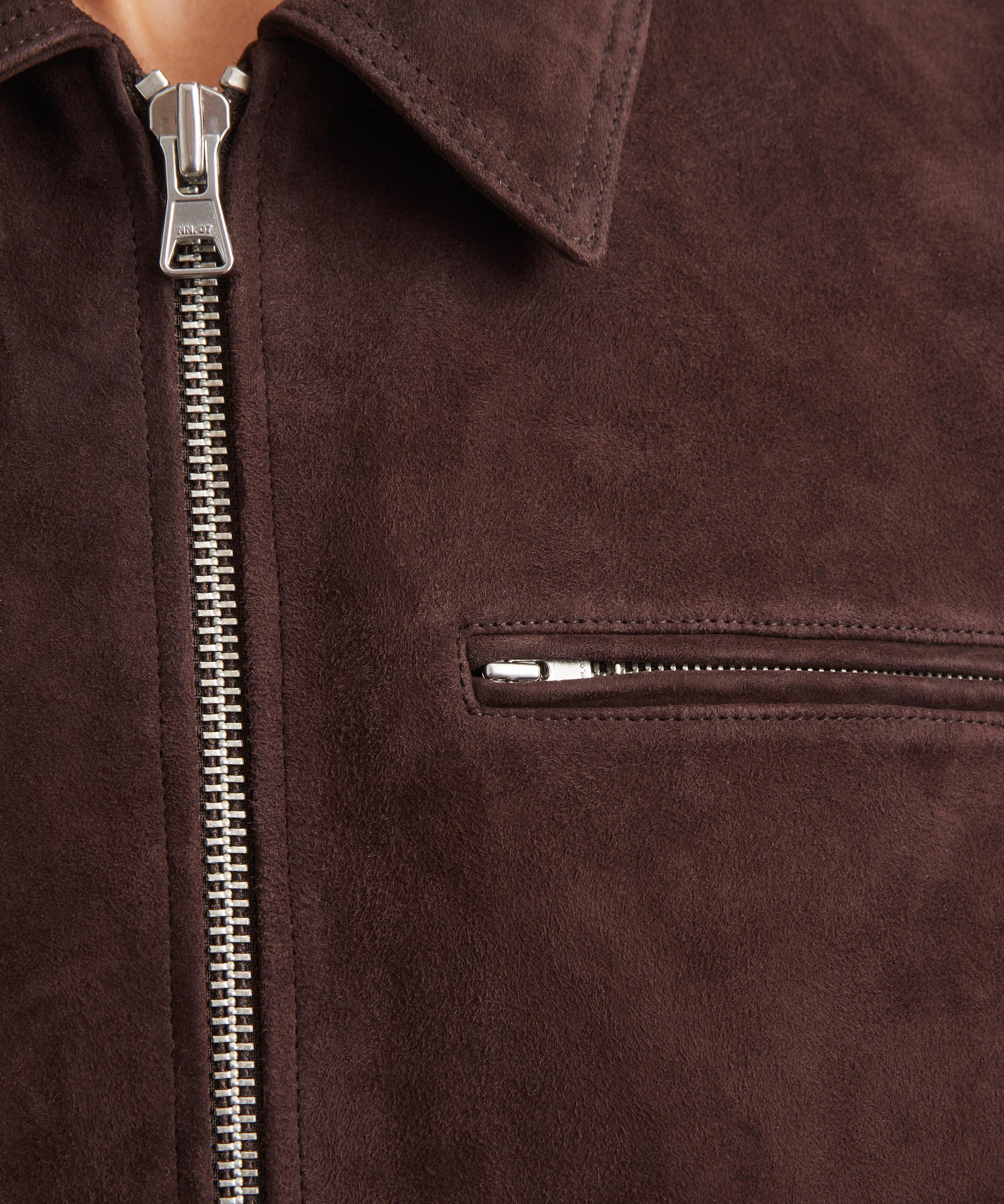 NN07 - Owen Zip Suede Jacket image number 4