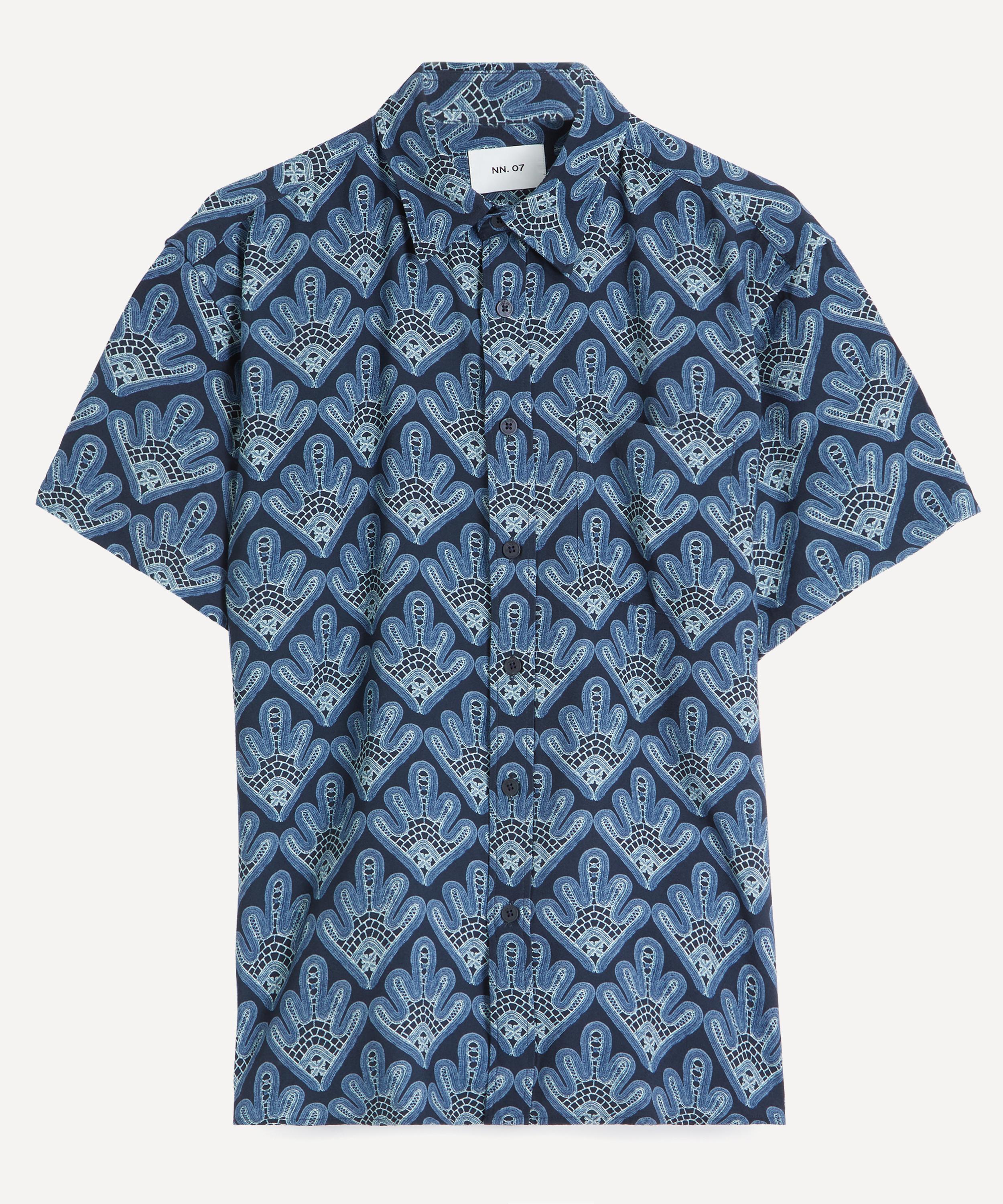 NN.07 - Deon Print Short Sleeve Shirt
