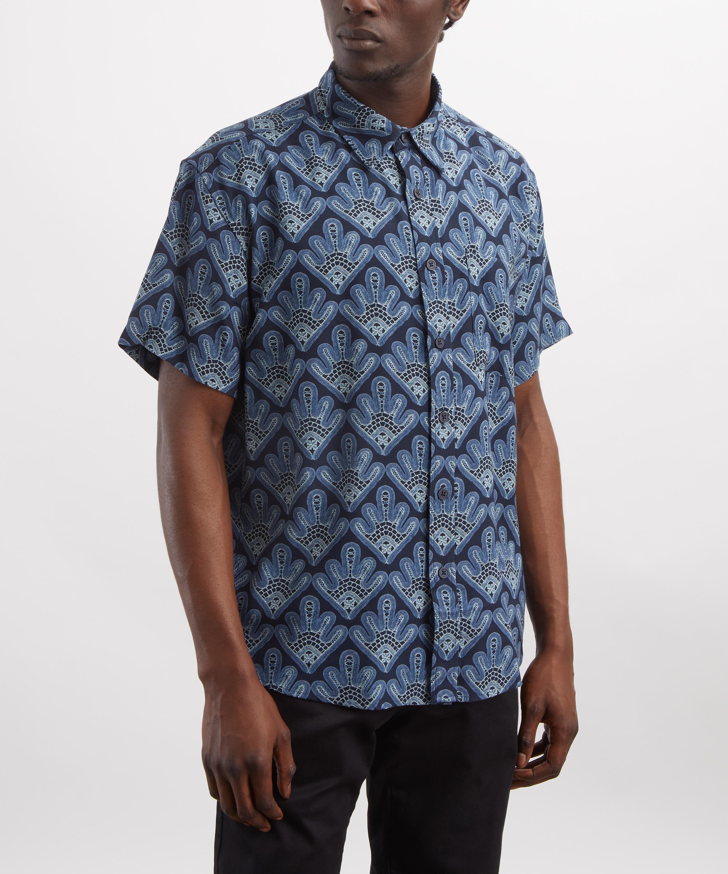 NN.07 - Deon Print Short Sleeve Shirt image number 2