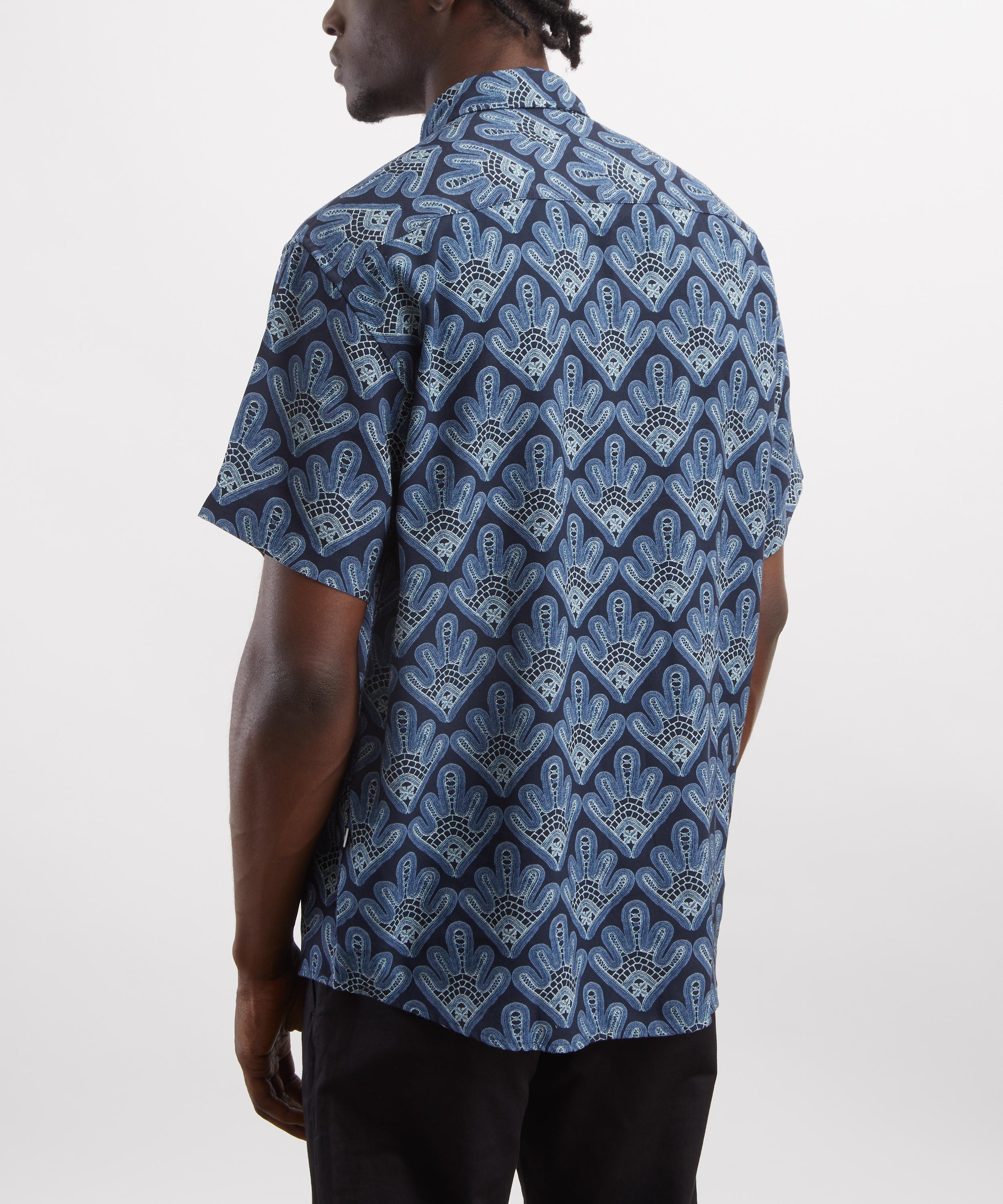 NN.07 - Deon Print Short Sleeve Shirt image number 3
