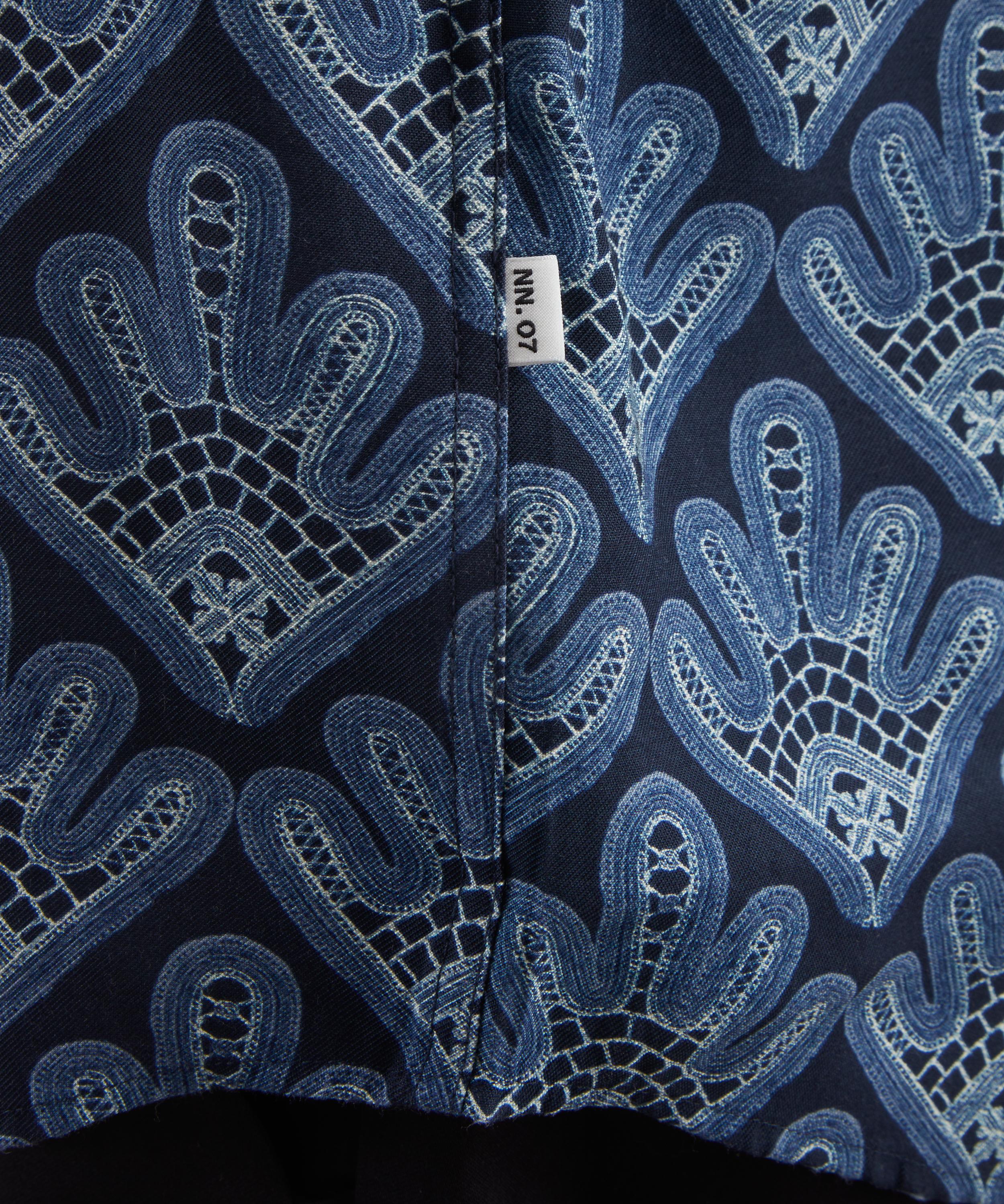 NN.07 - Deon Print Short Sleeve Shirt image number 4