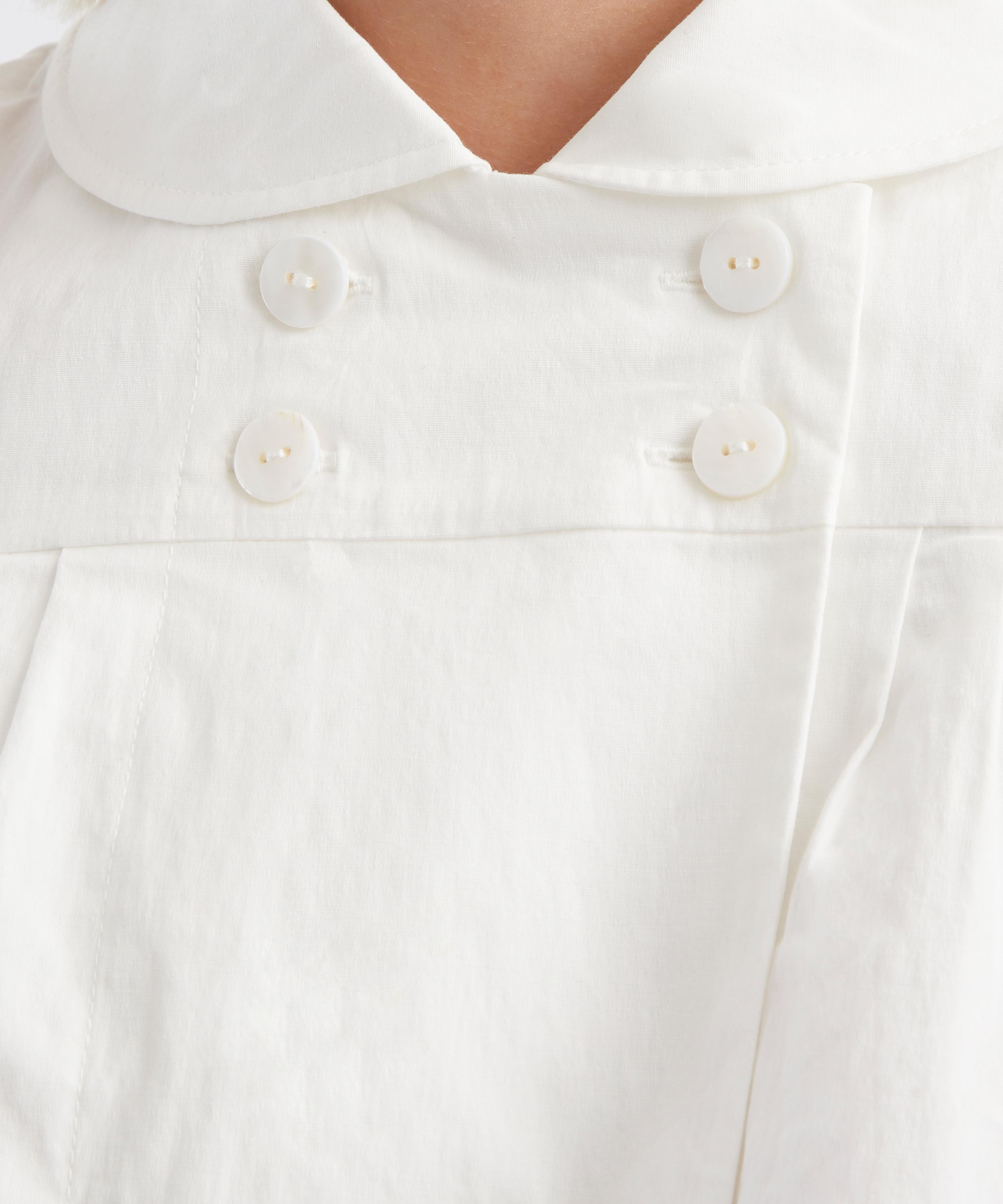 Peachy Den - Missy Cotton Cap-Sleeve Blouse image number 4