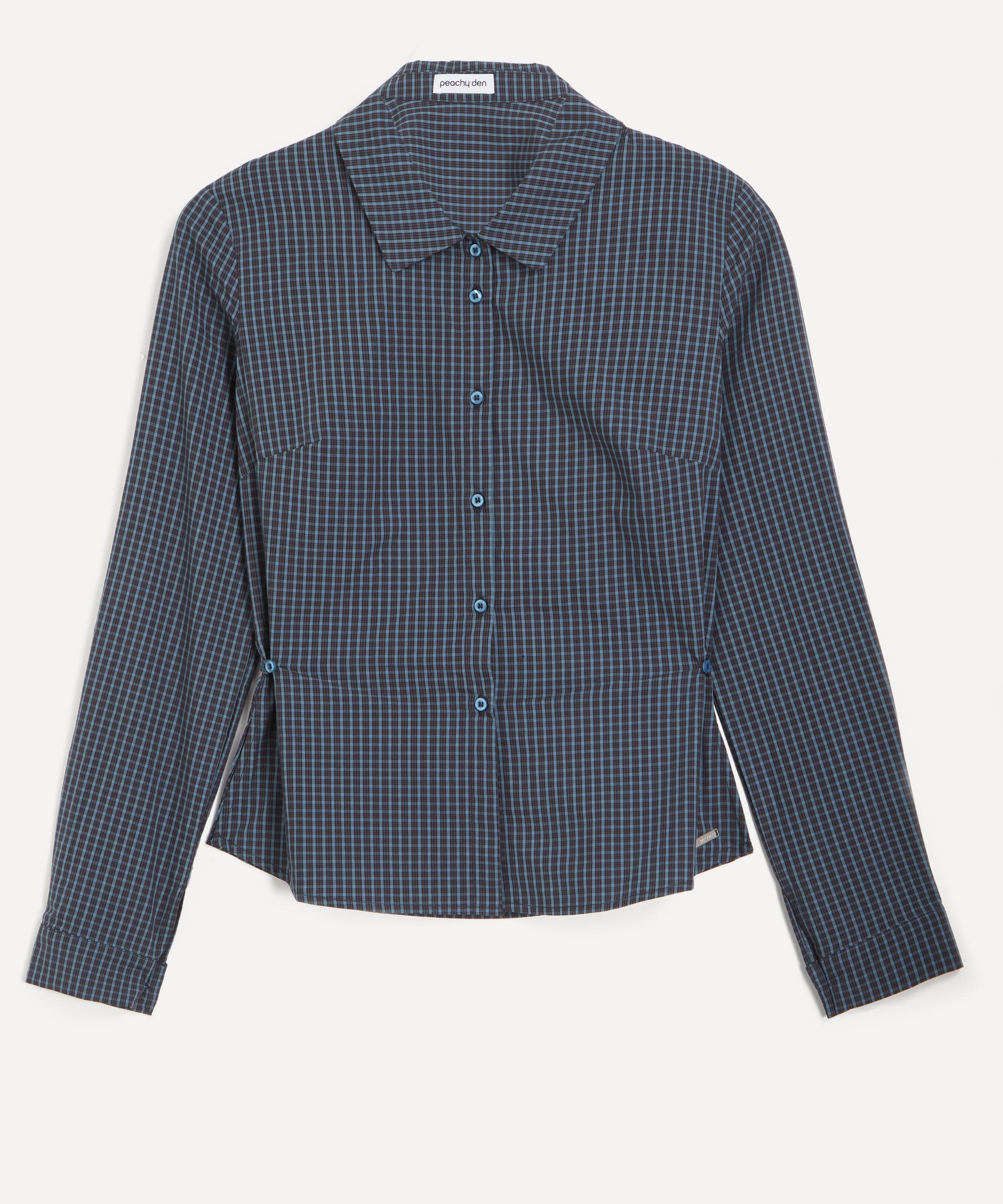 Peachy Den - Gloria Cinched Cotton Shirt