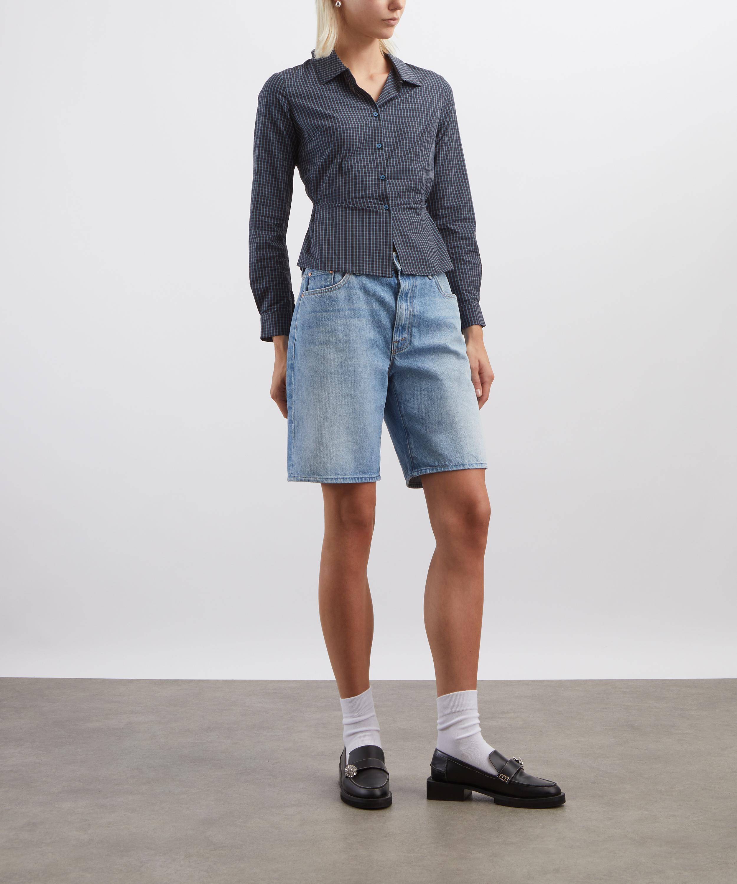 Peachy Den - Gloria Cinched Cotton Shirt image number 1