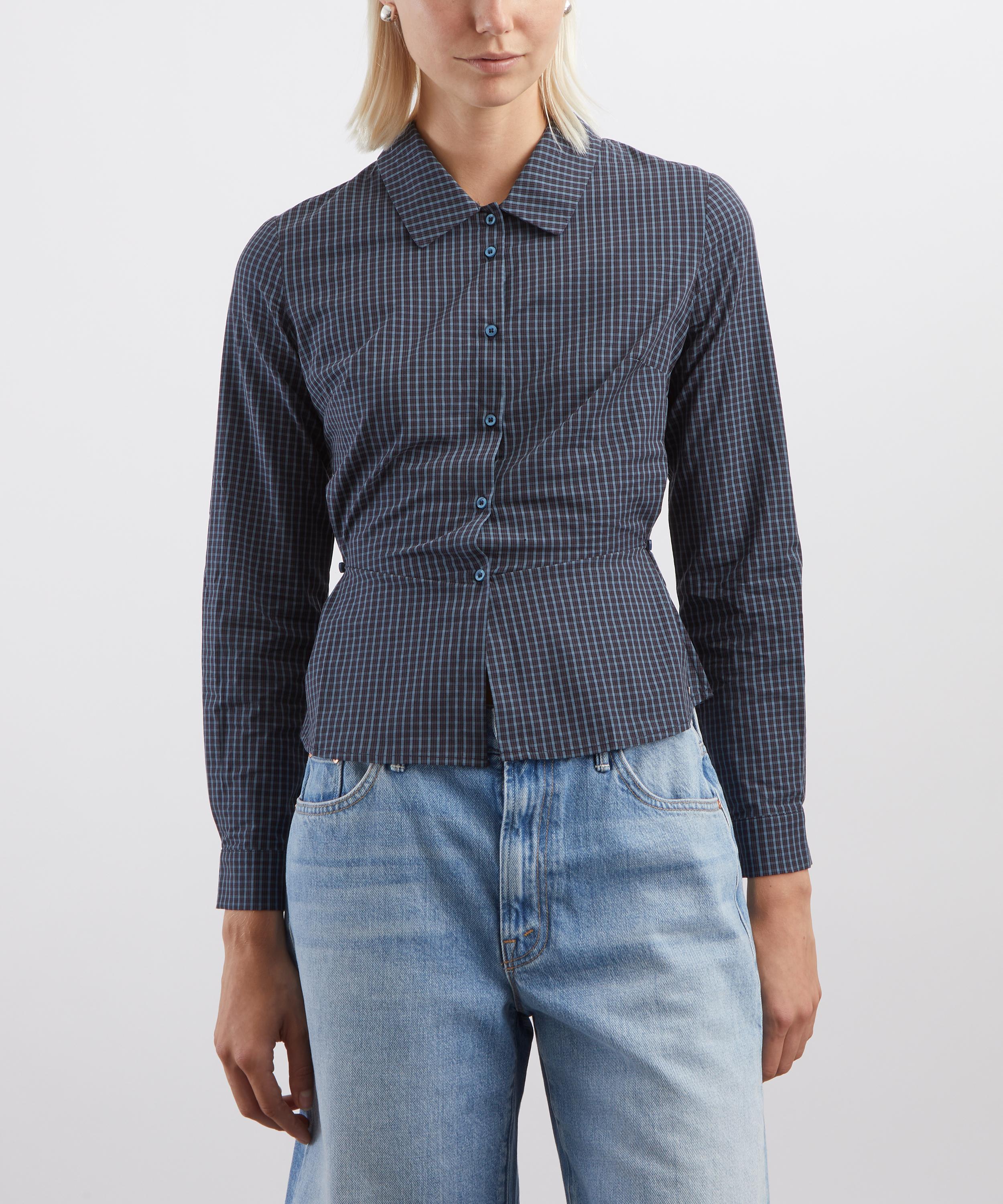 Peachy Den - Gloria Cinched Cotton Shirt image number 2