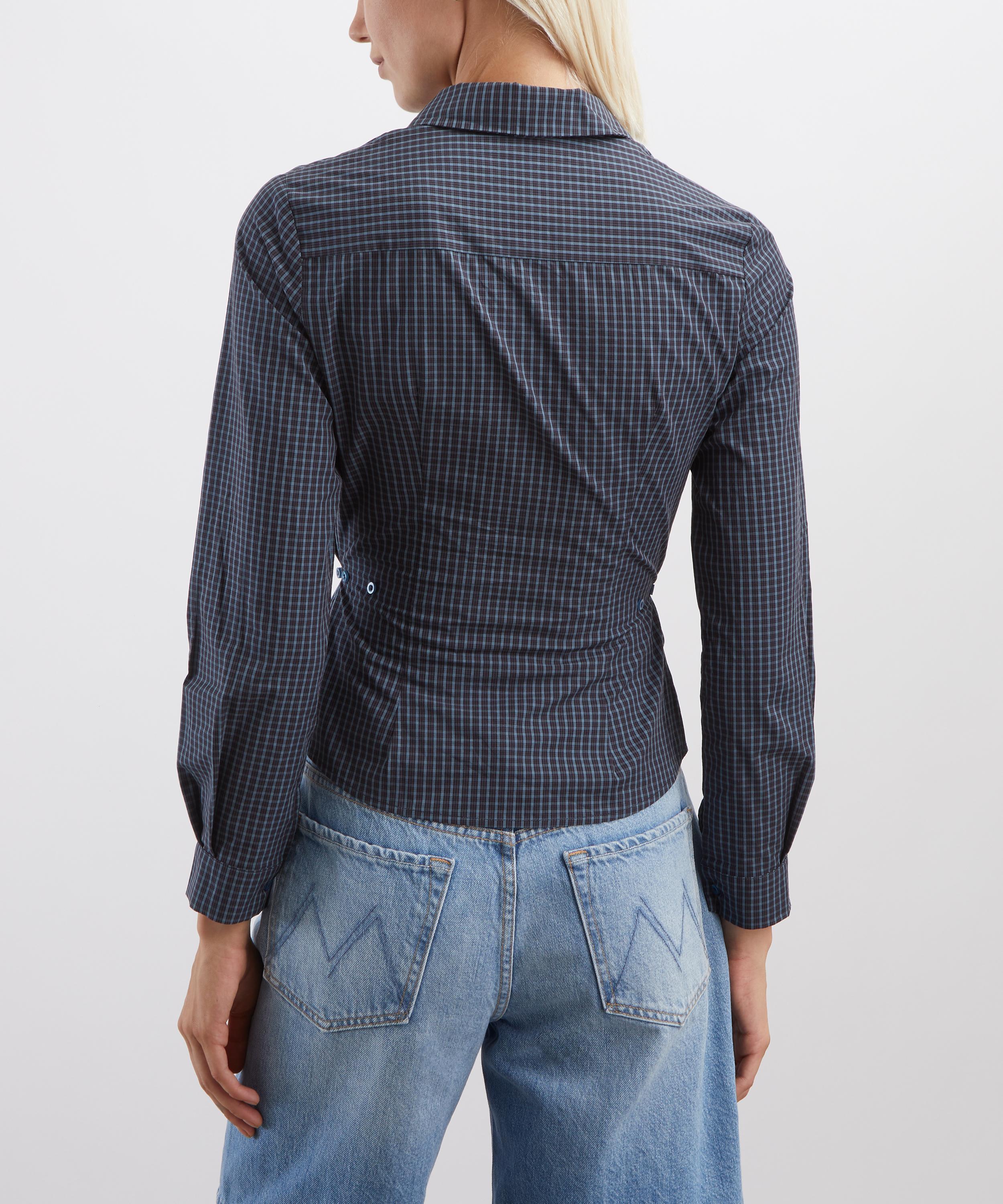 Peachy Den - Gloria Cinched Cotton Shirt image number 3