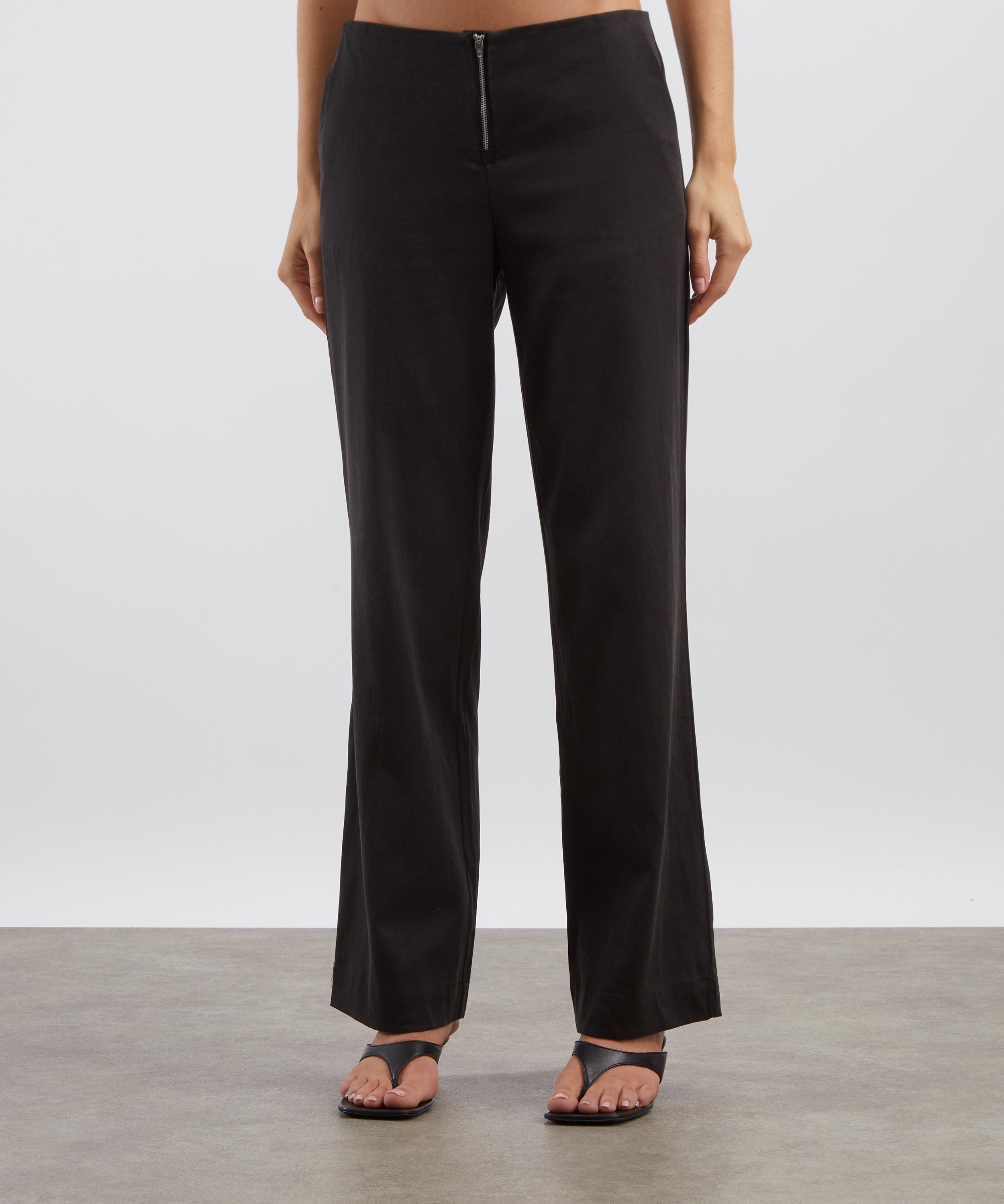 Peachy Den - Twiggy Slinky Straight-Leg Trousers image number 2