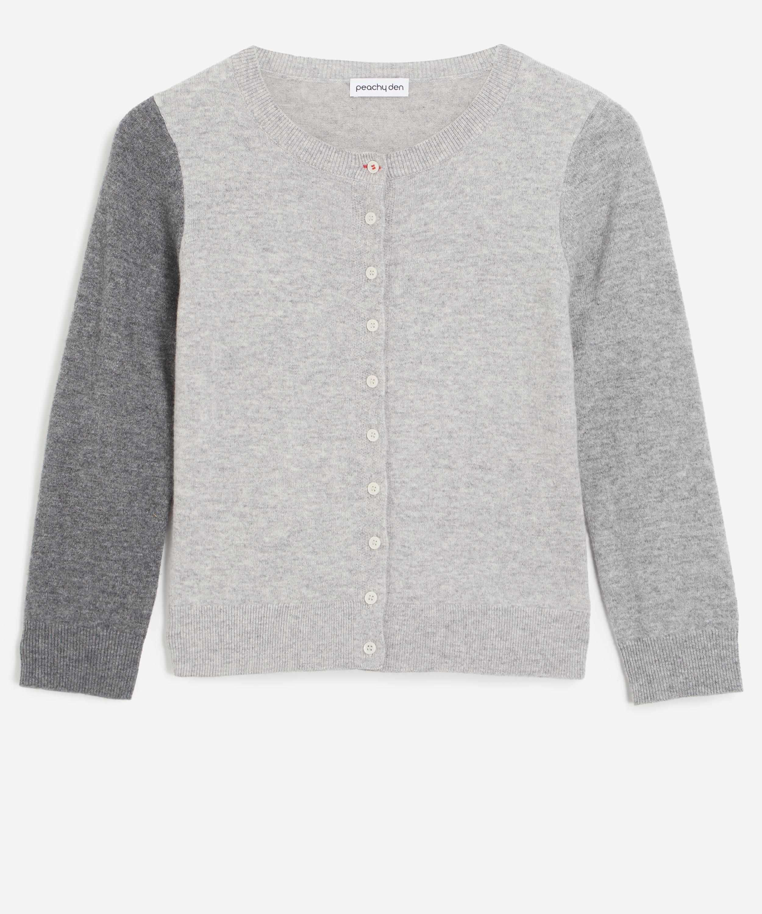Peachy Den - Ava Wool Colourblock Cardigan