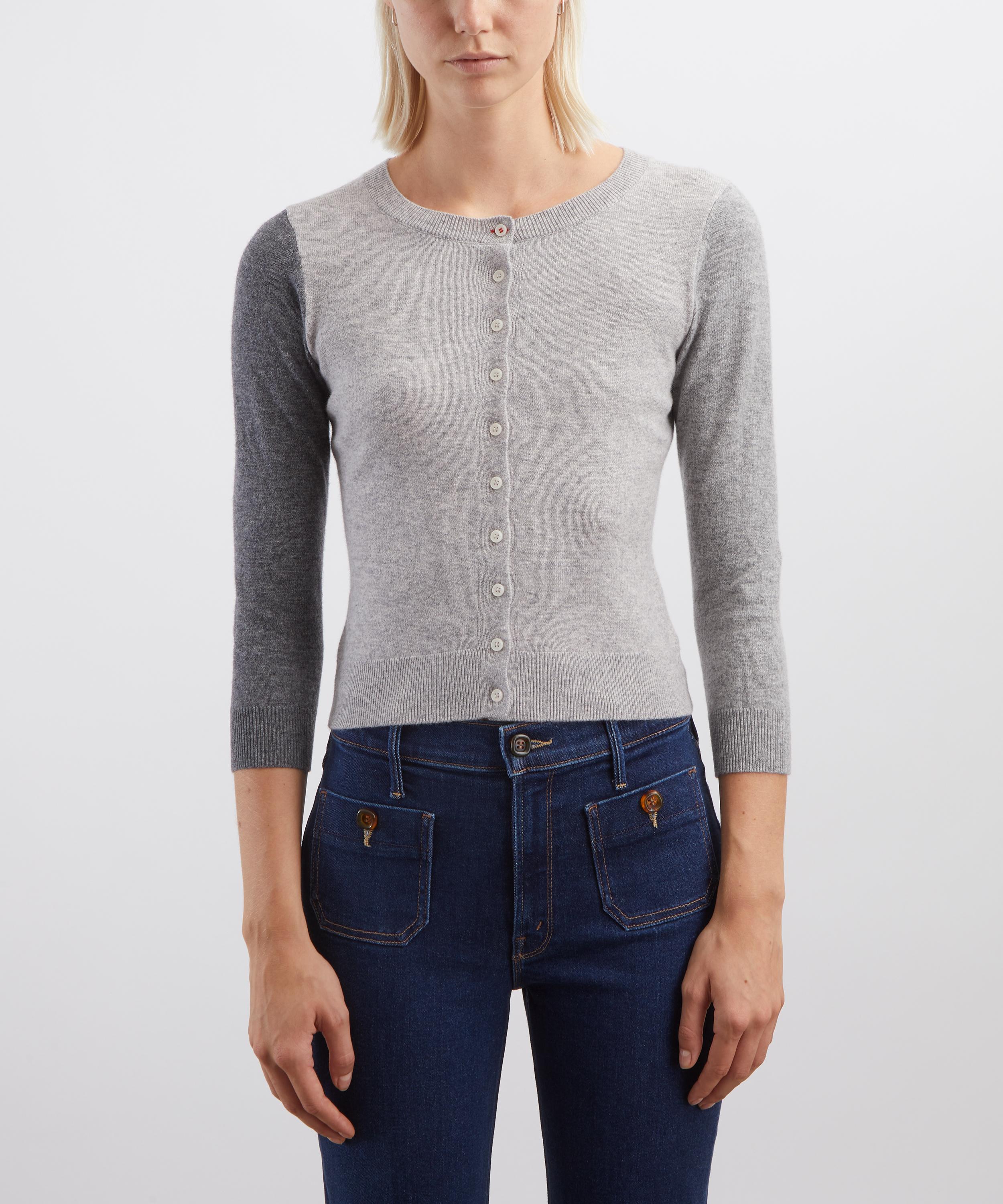 Peachy Den - Ava Wool Colourblock Cardigan image number 2