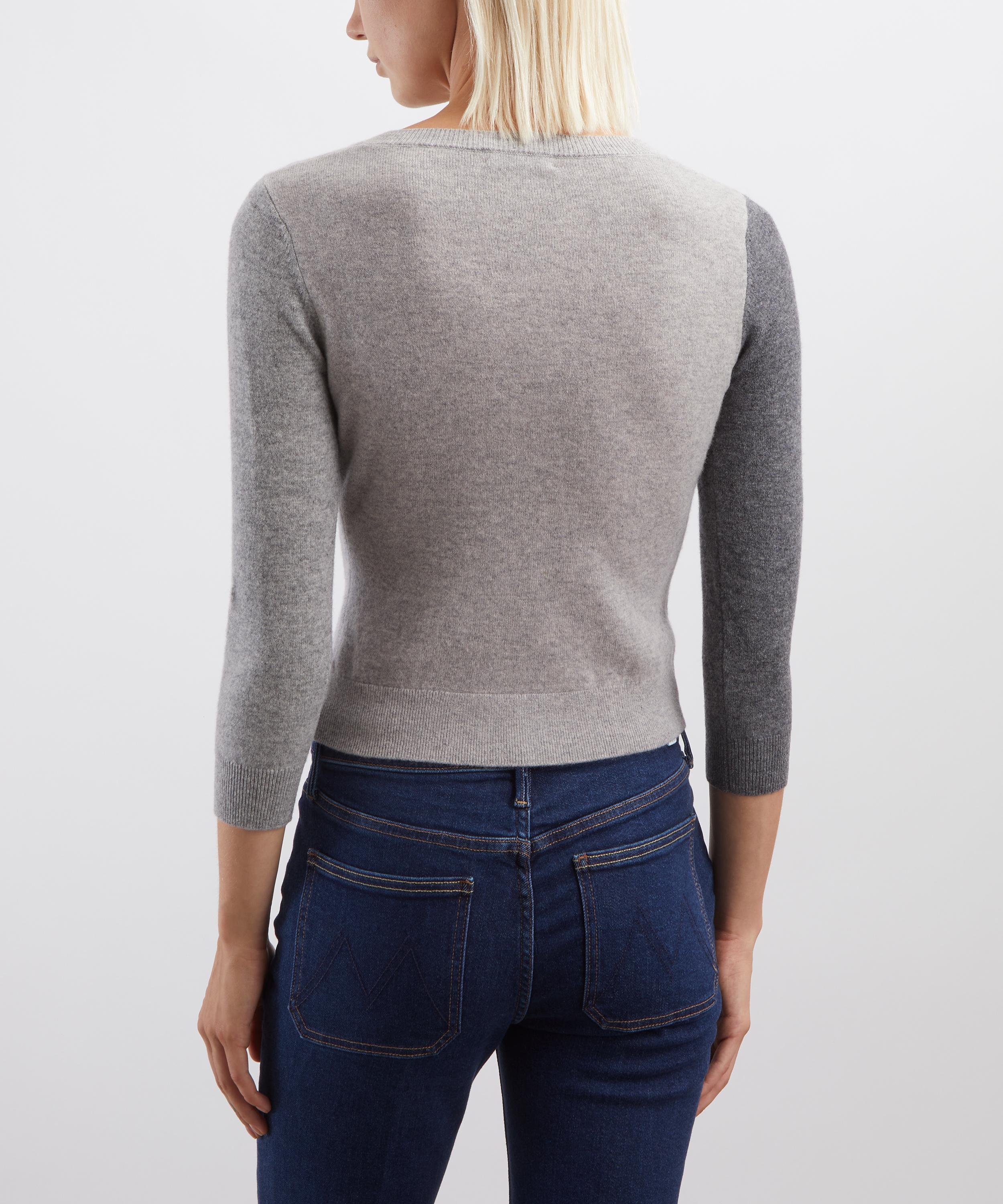 Peachy Den - Ava Wool Colourblock Cardigan image number 3